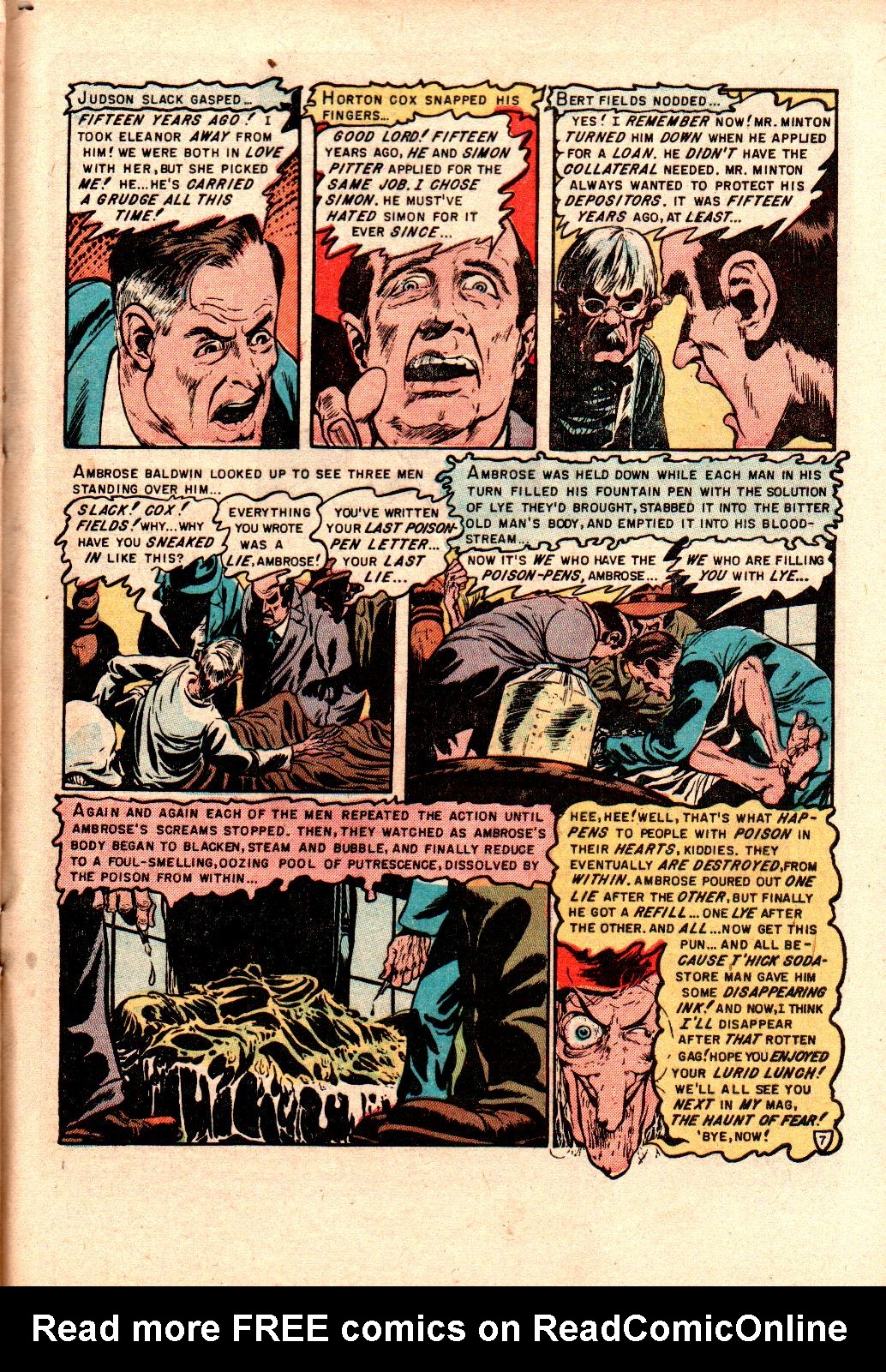 Read online The Vault of Horror (1950) comic -  Issue #30 - 34