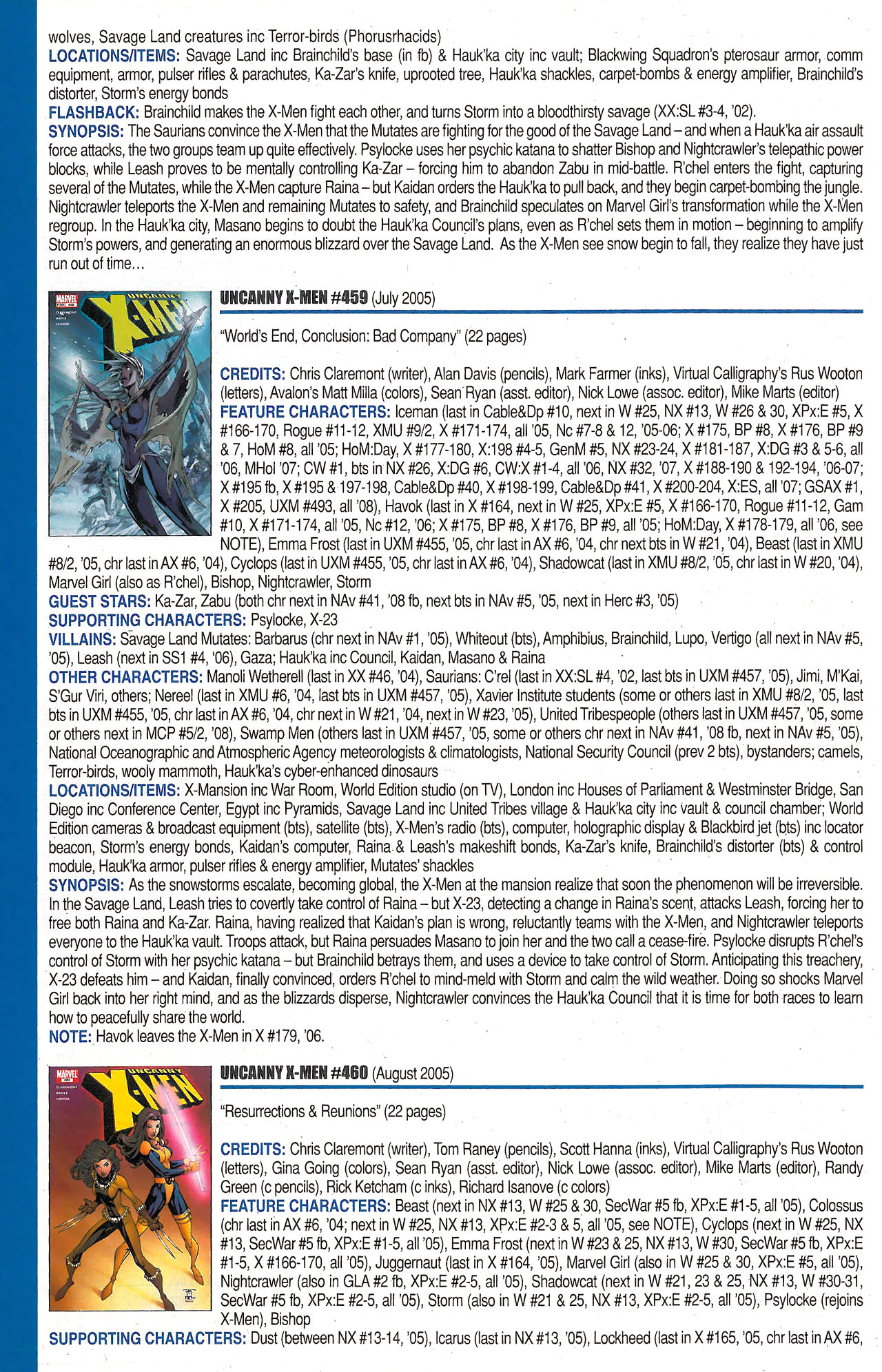 Read online Official Index to the Marvel Universe comic -  Issue #12 - 48