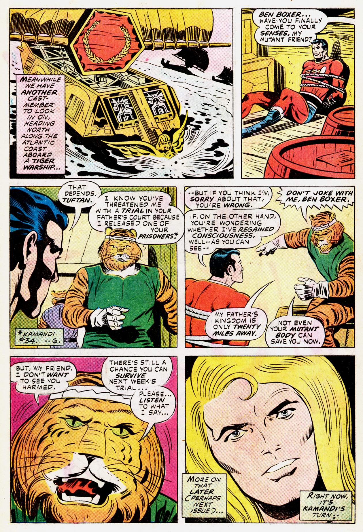 Read online Kamandi, The Last Boy On Earth comic -  Issue #41 - 17