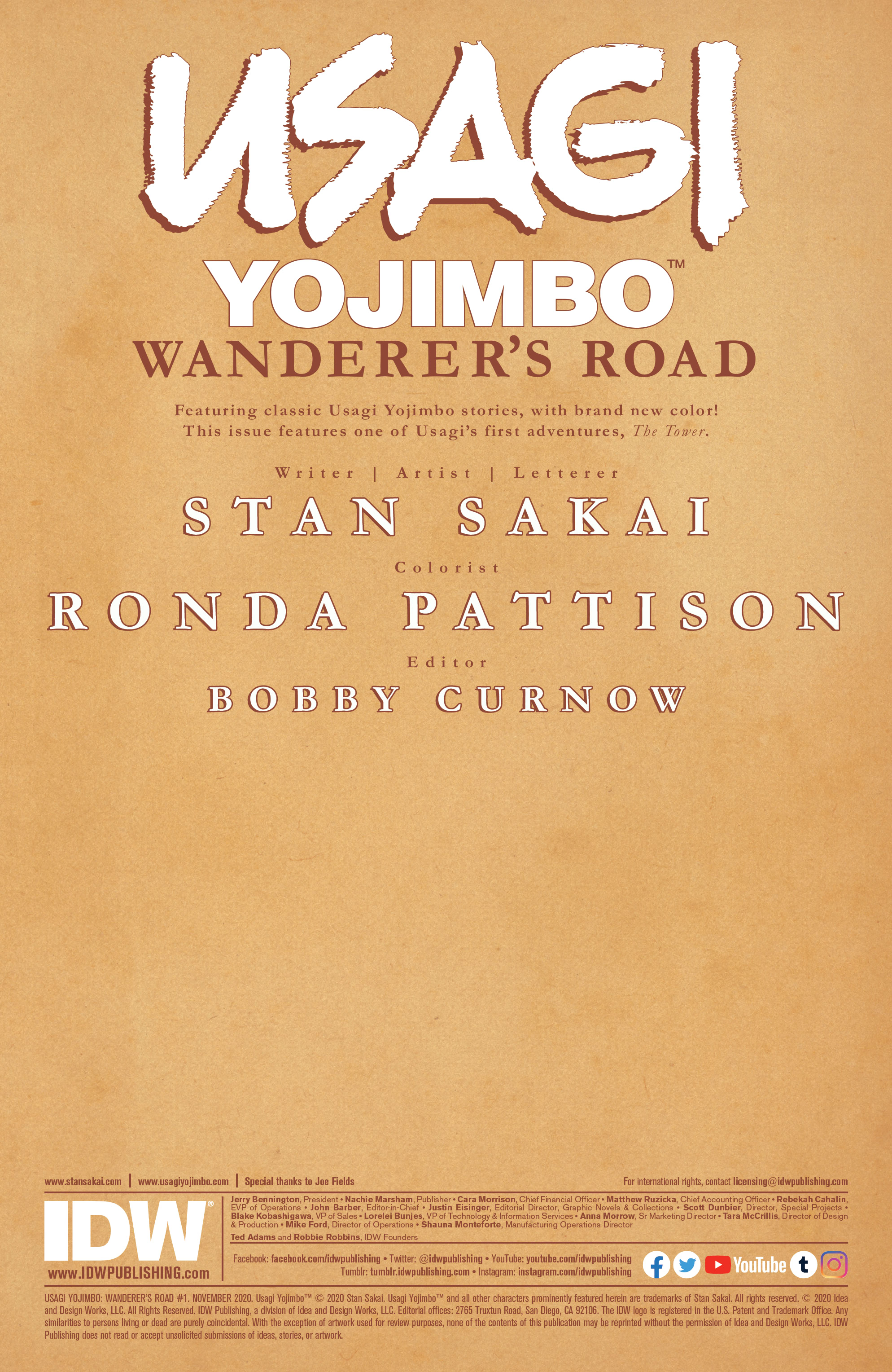 Read online Usagi Yojimbo: Wanderer’s Road comic -  Issue #1 - 2