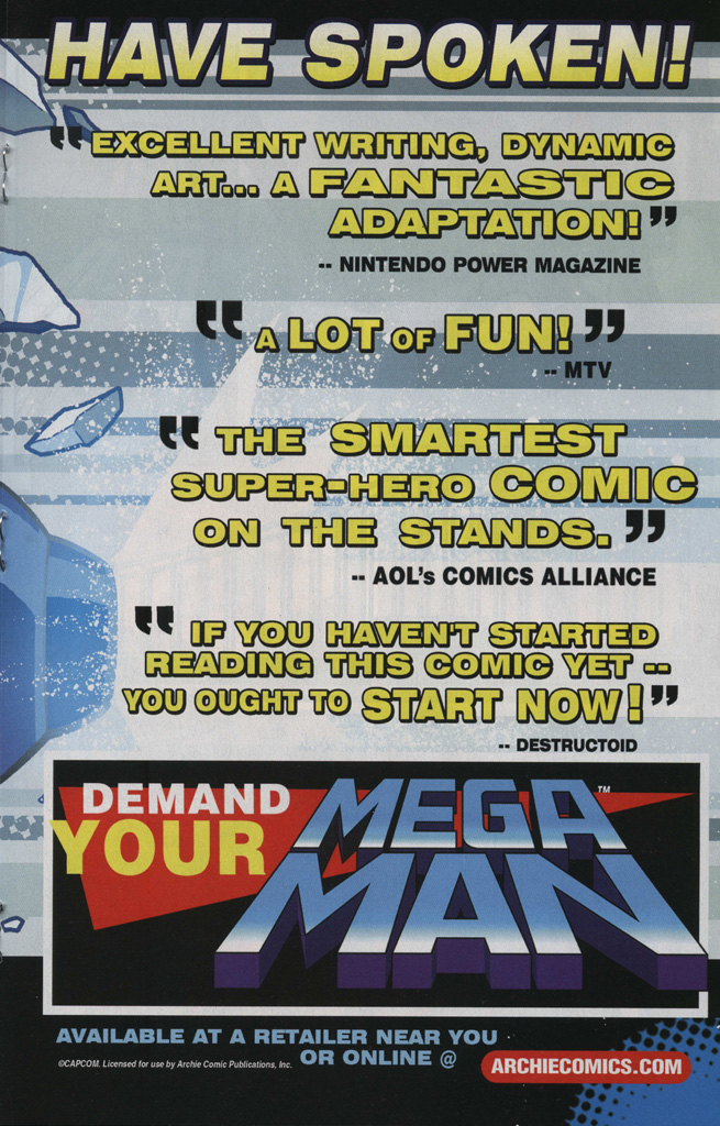 Read online Mega Man comic -  Issue #18 - 19