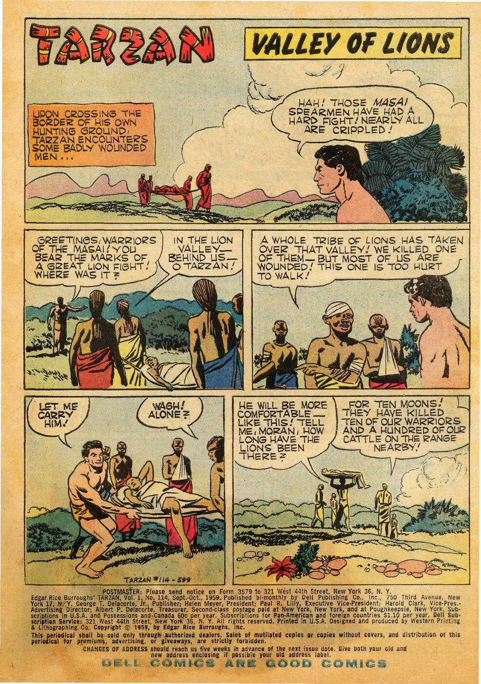 Read online Tarzan (1948) comic -  Issue #114 - 3