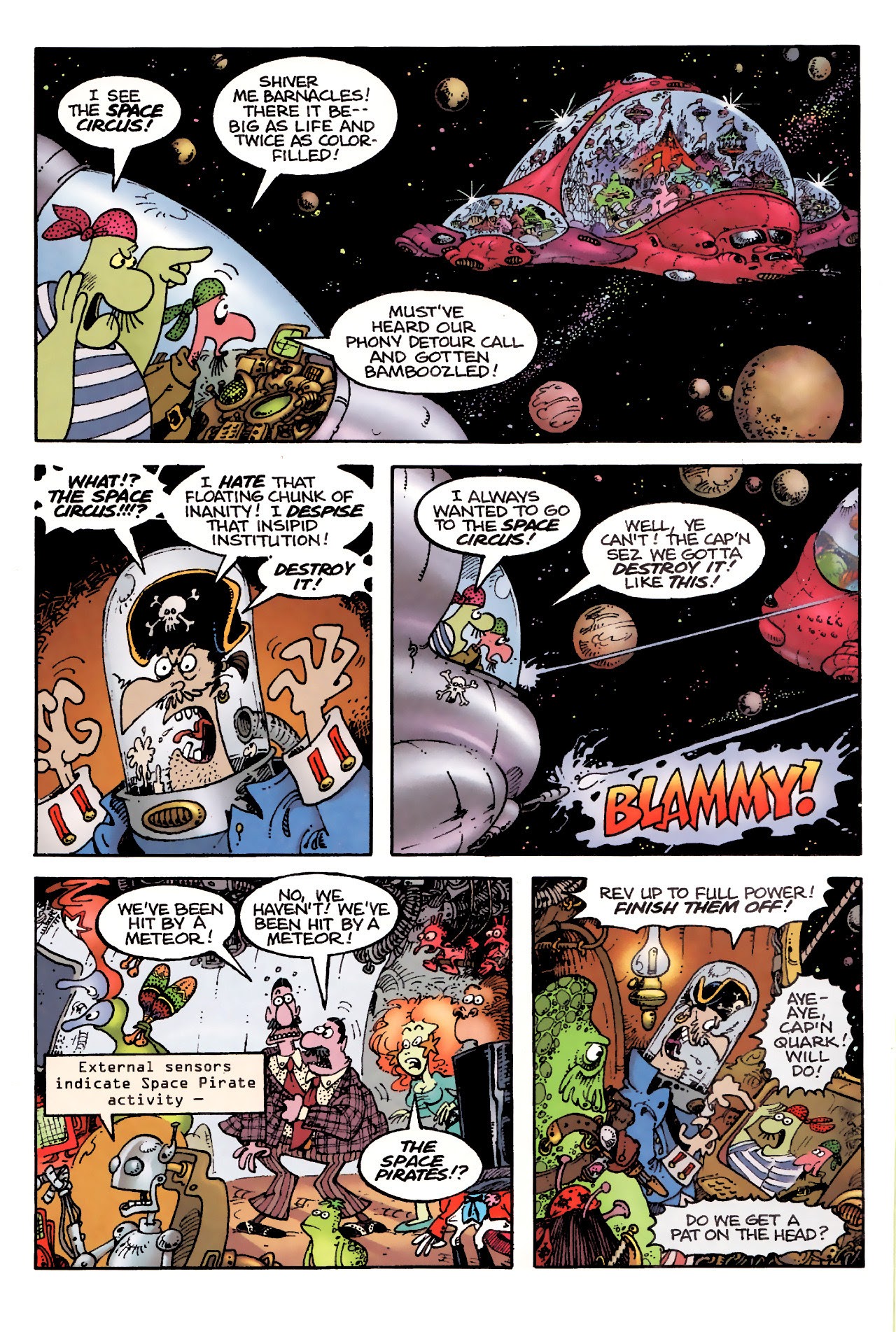 Read online Space Circus comic -  Issue #1 - 7