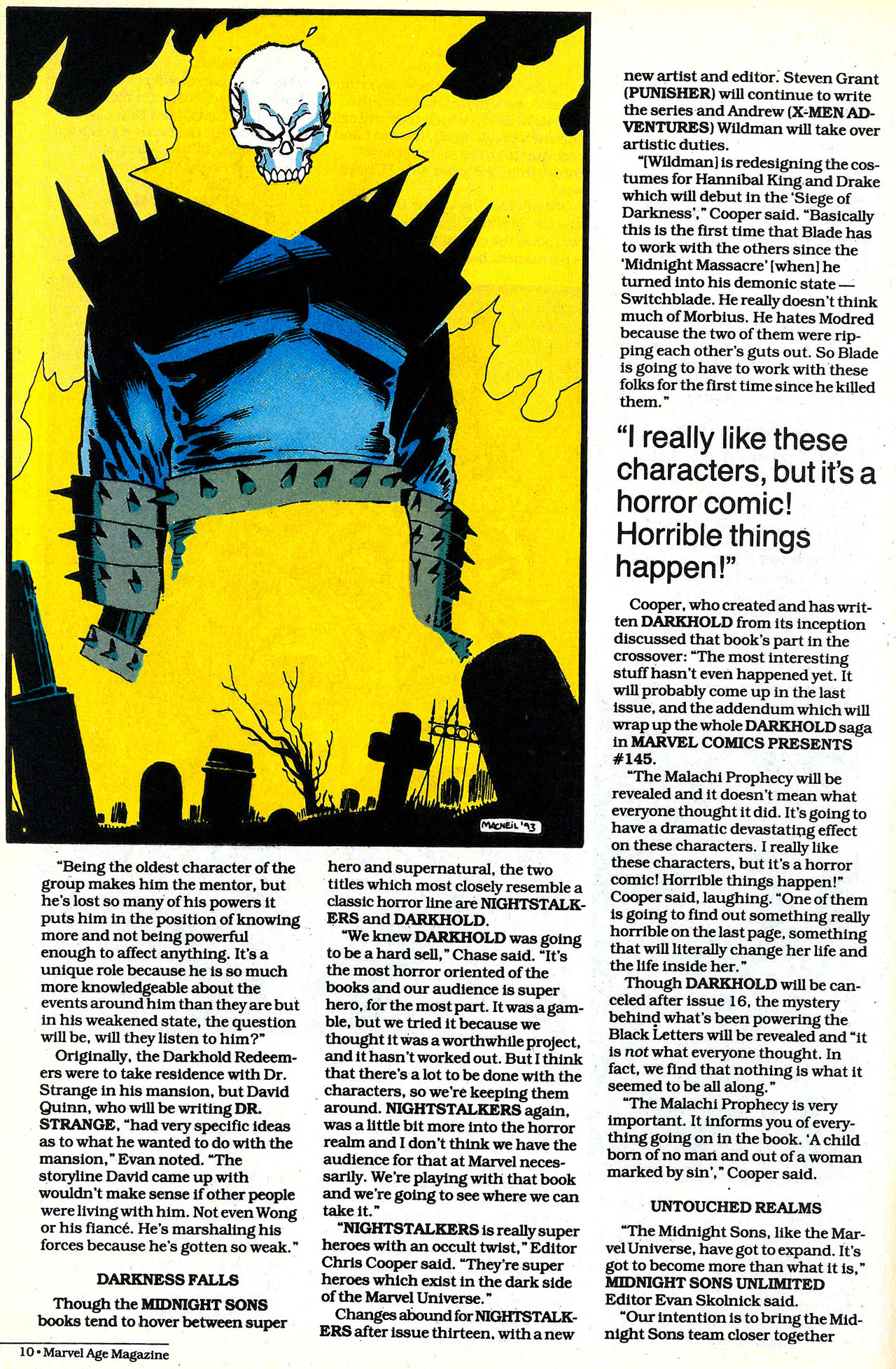 Read online Marvel Age comic -  Issue #130 - 12