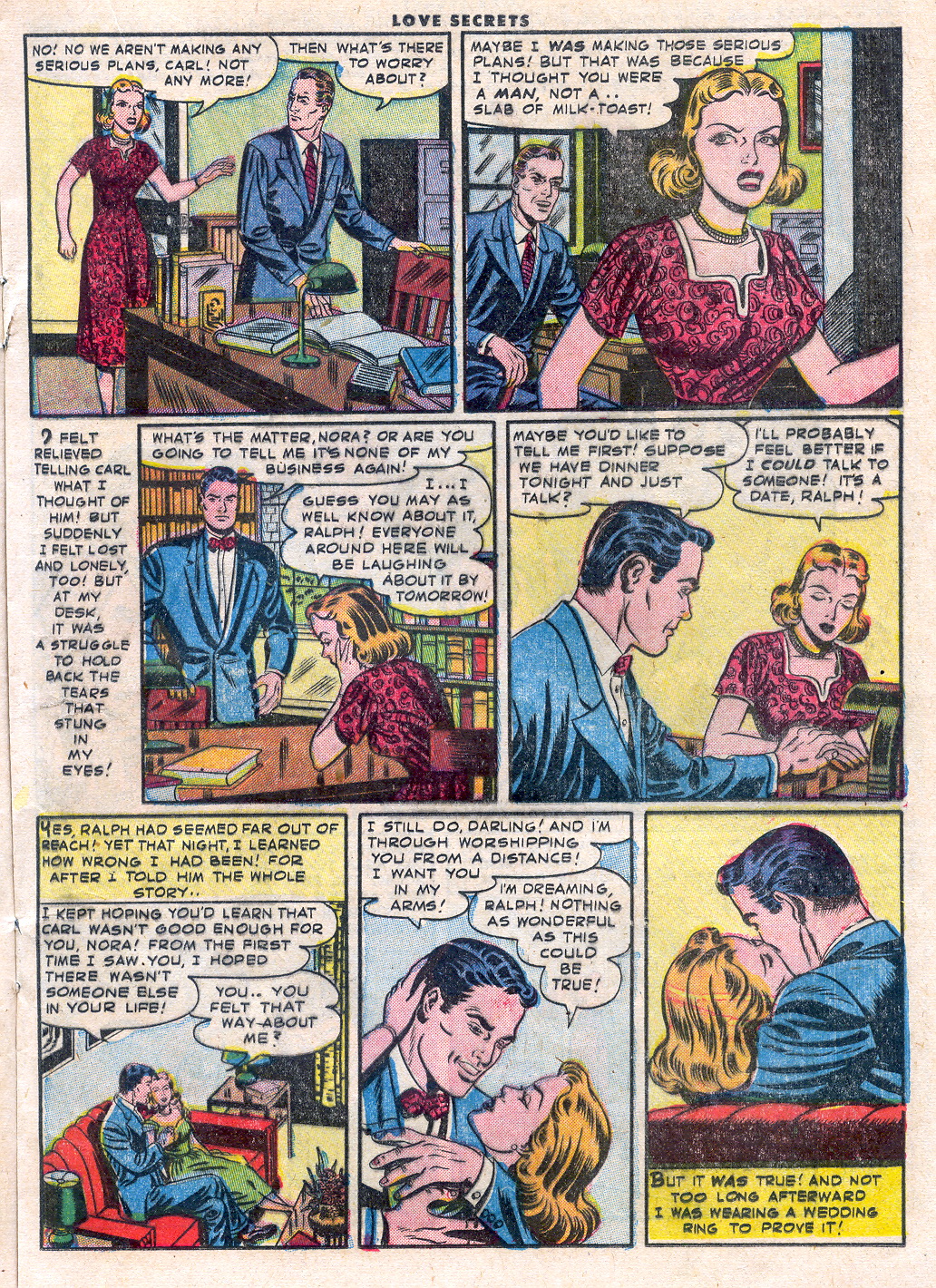 Read online Love Secrets (1953) comic -  Issue #35 - 17