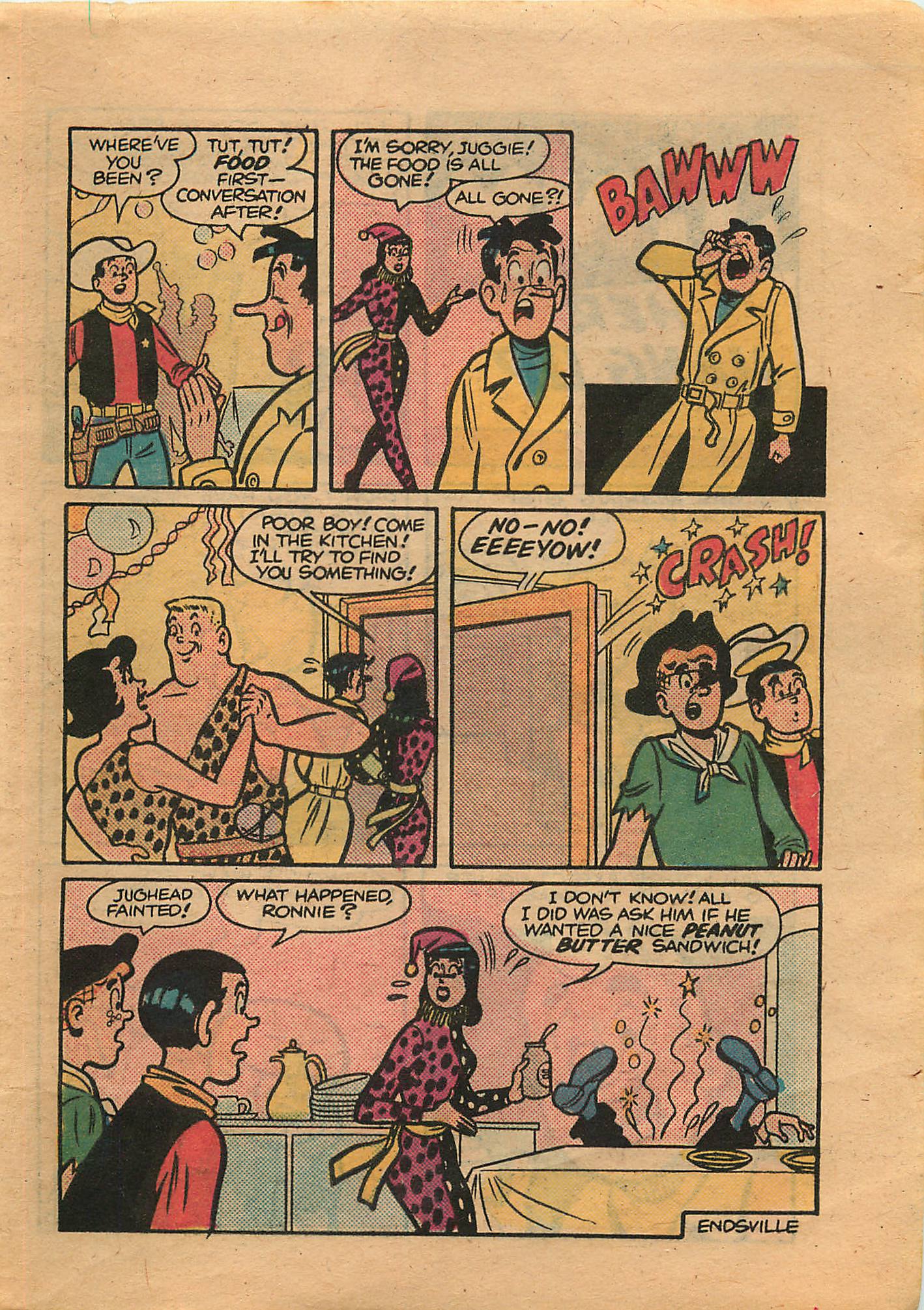 Read online Jughead Jones Comics Digest comic -  Issue #16 - 129