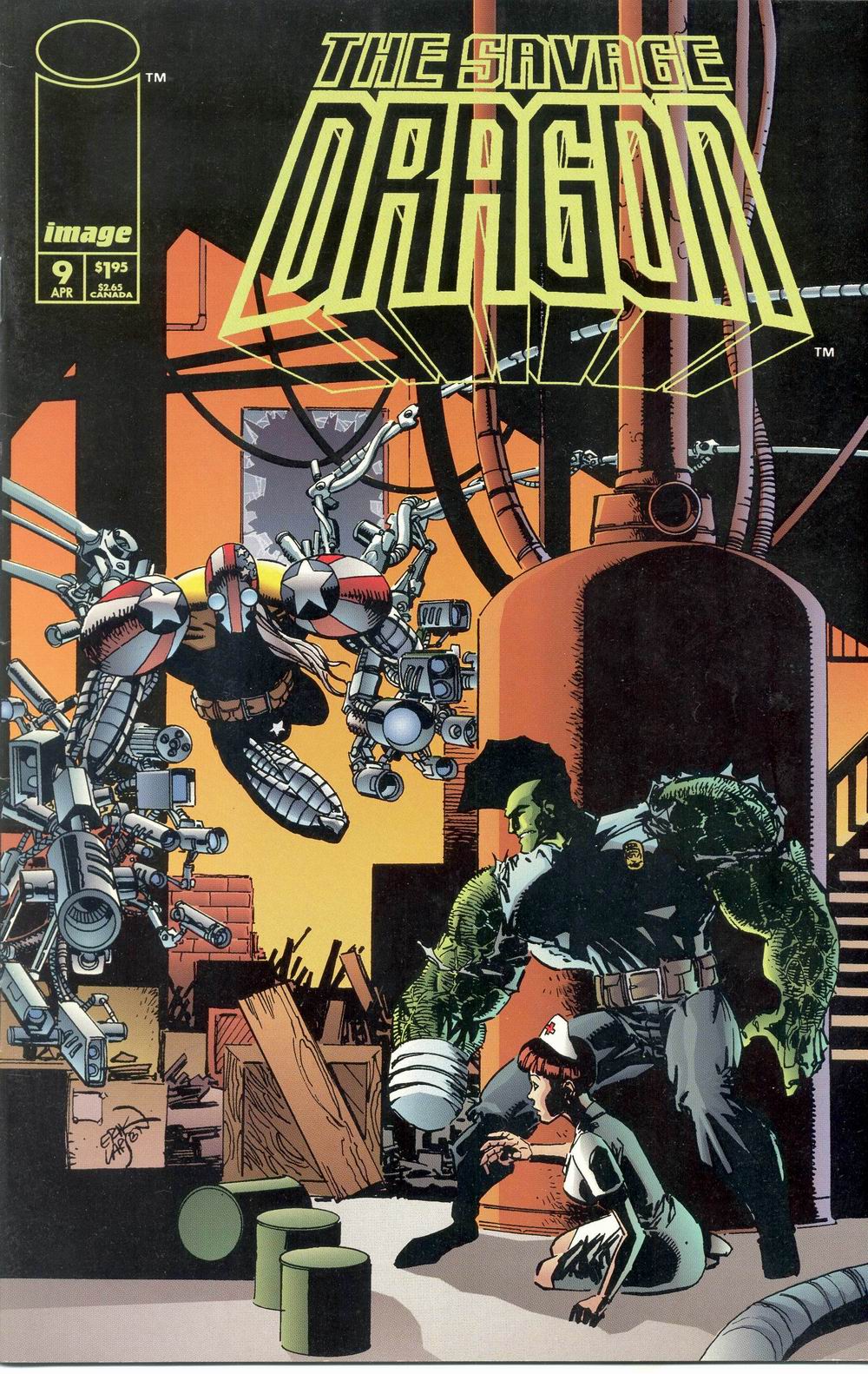 Read online The Savage Dragon (1993) comic -  Issue #9 - 1