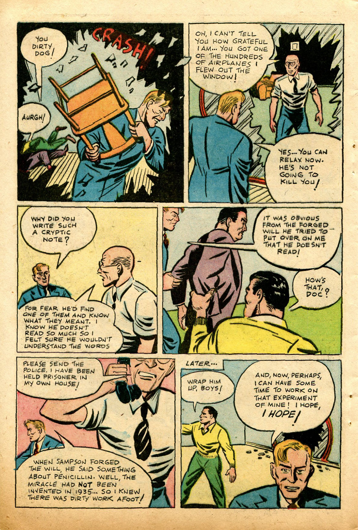 Read online Shadow Comics comic -  Issue #74 - 42