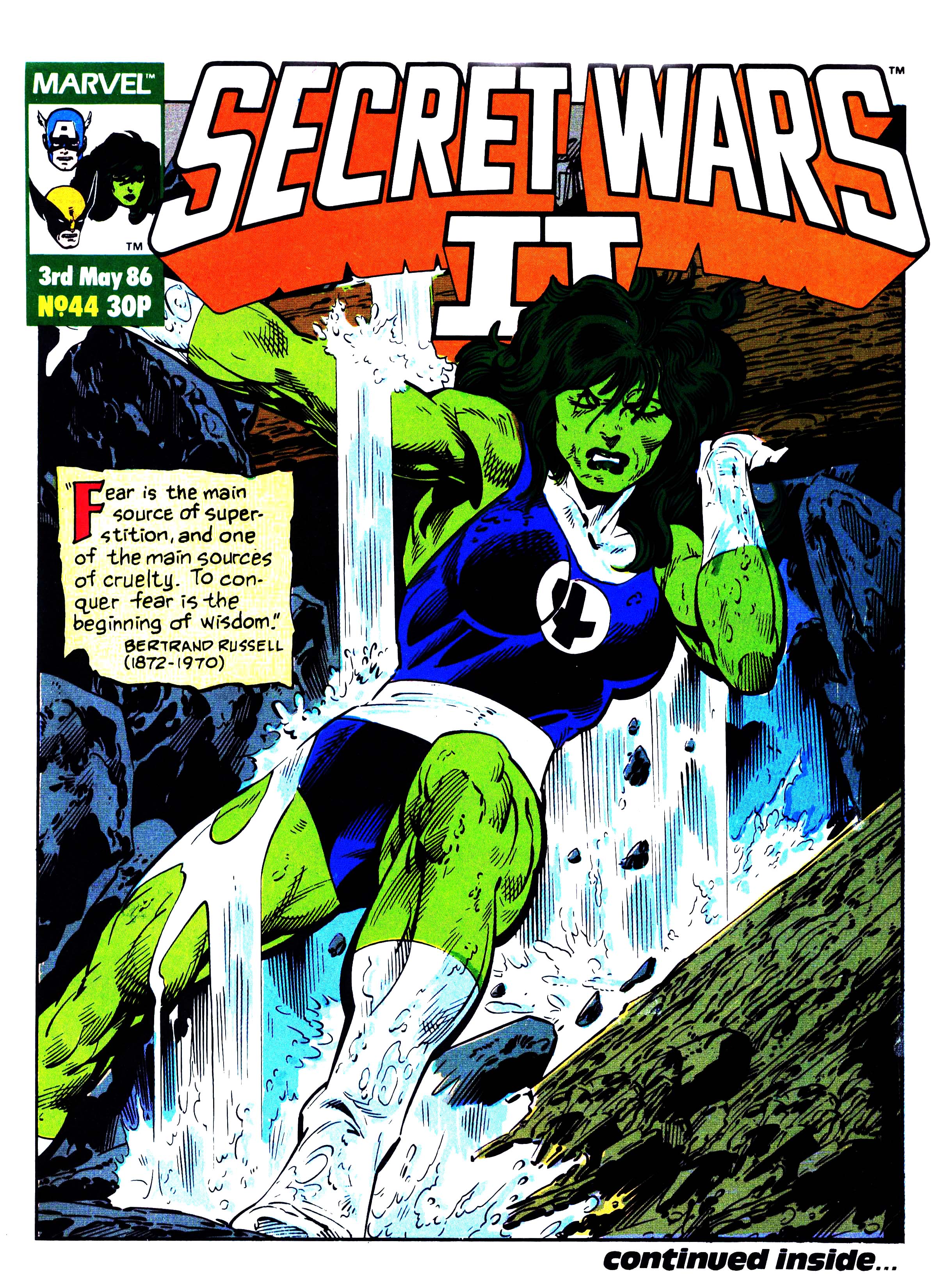 Read online Secret Wars (1985) comic -  Issue #44 - 1