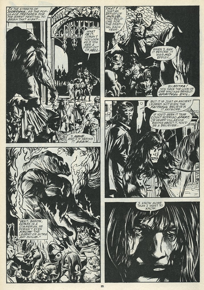 Read online The Savage Sword Of Conan comic -  Issue #185 - 27