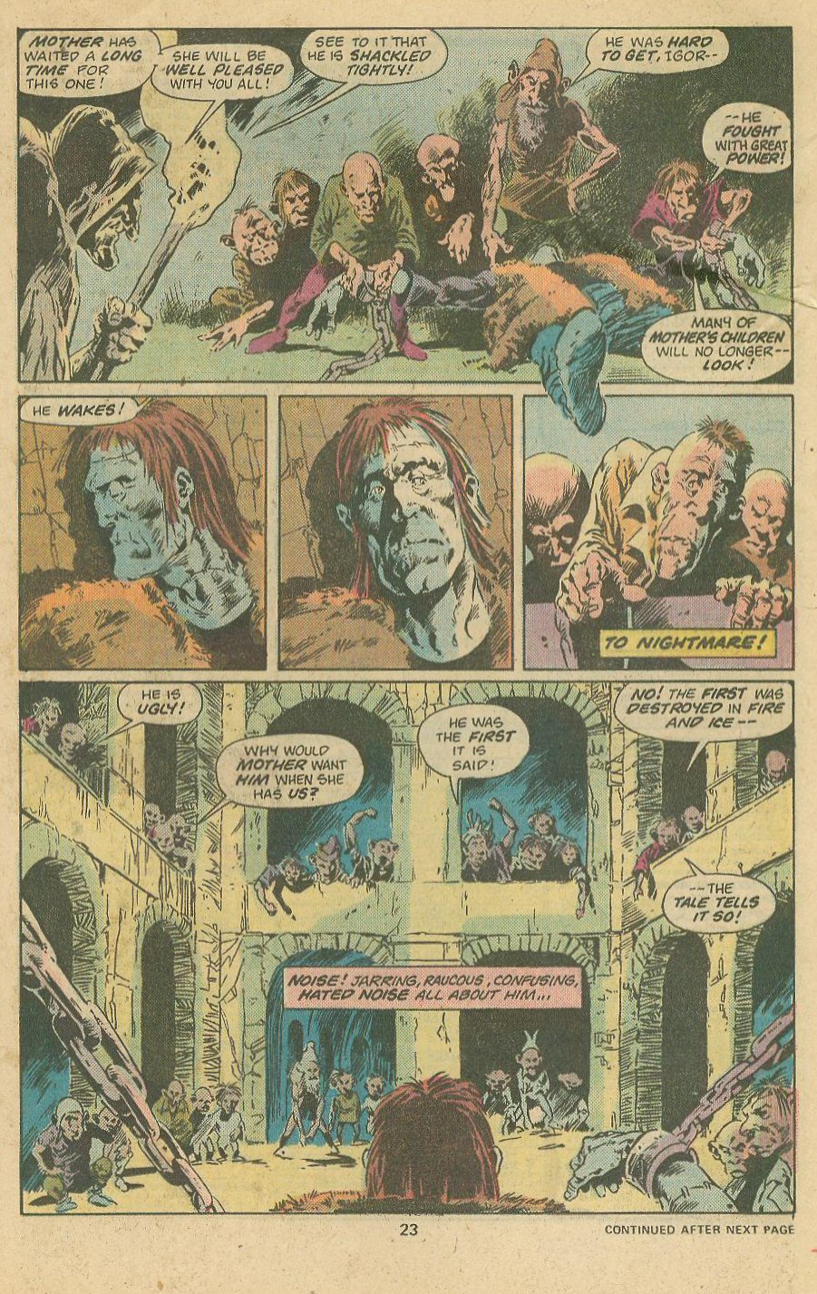 Read online Frankenstein (1973) comic -  Issue #18 - 16