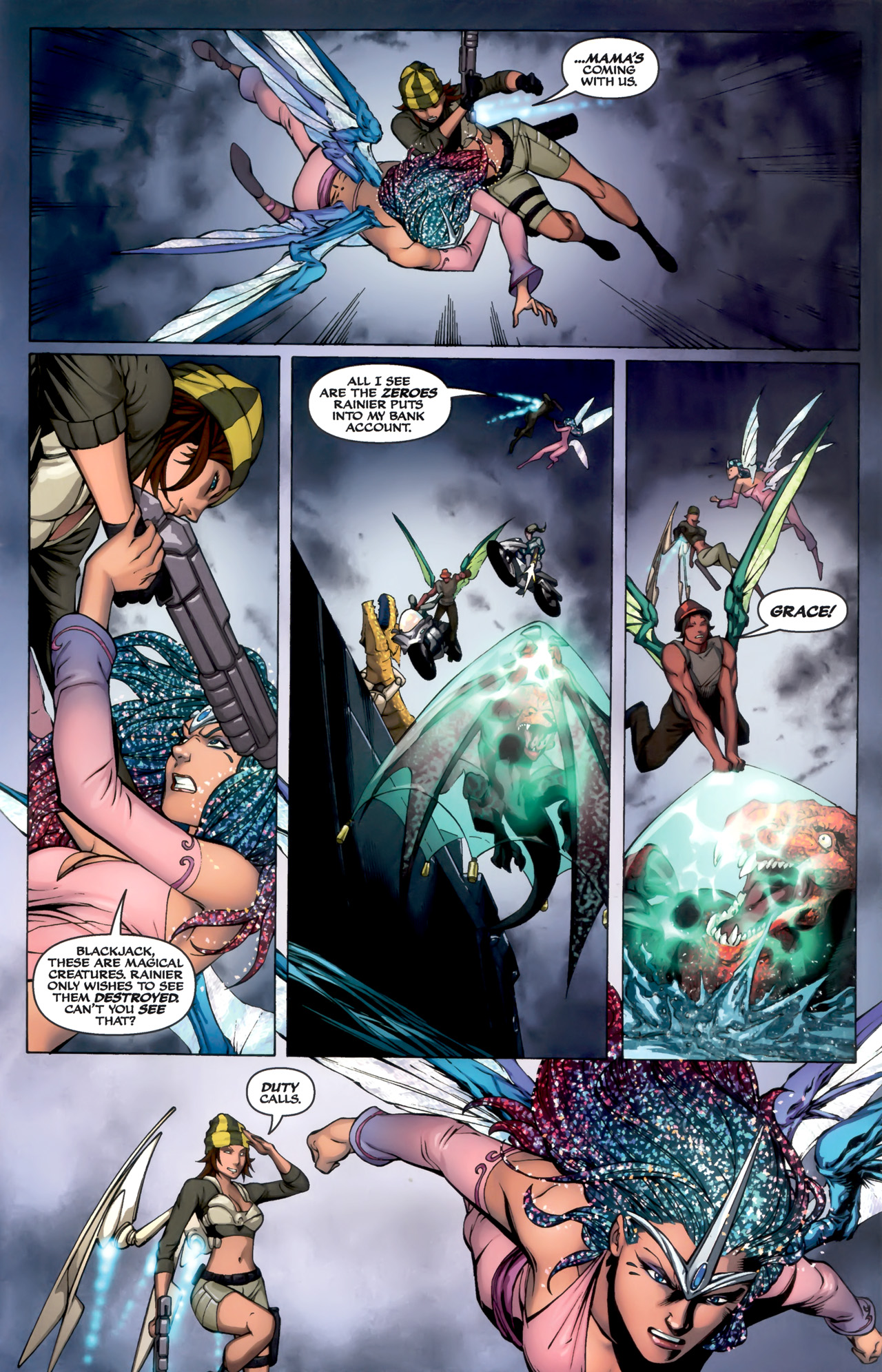 Read online Michael Turner's Soulfire (2009) comic -  Issue #4 - 25