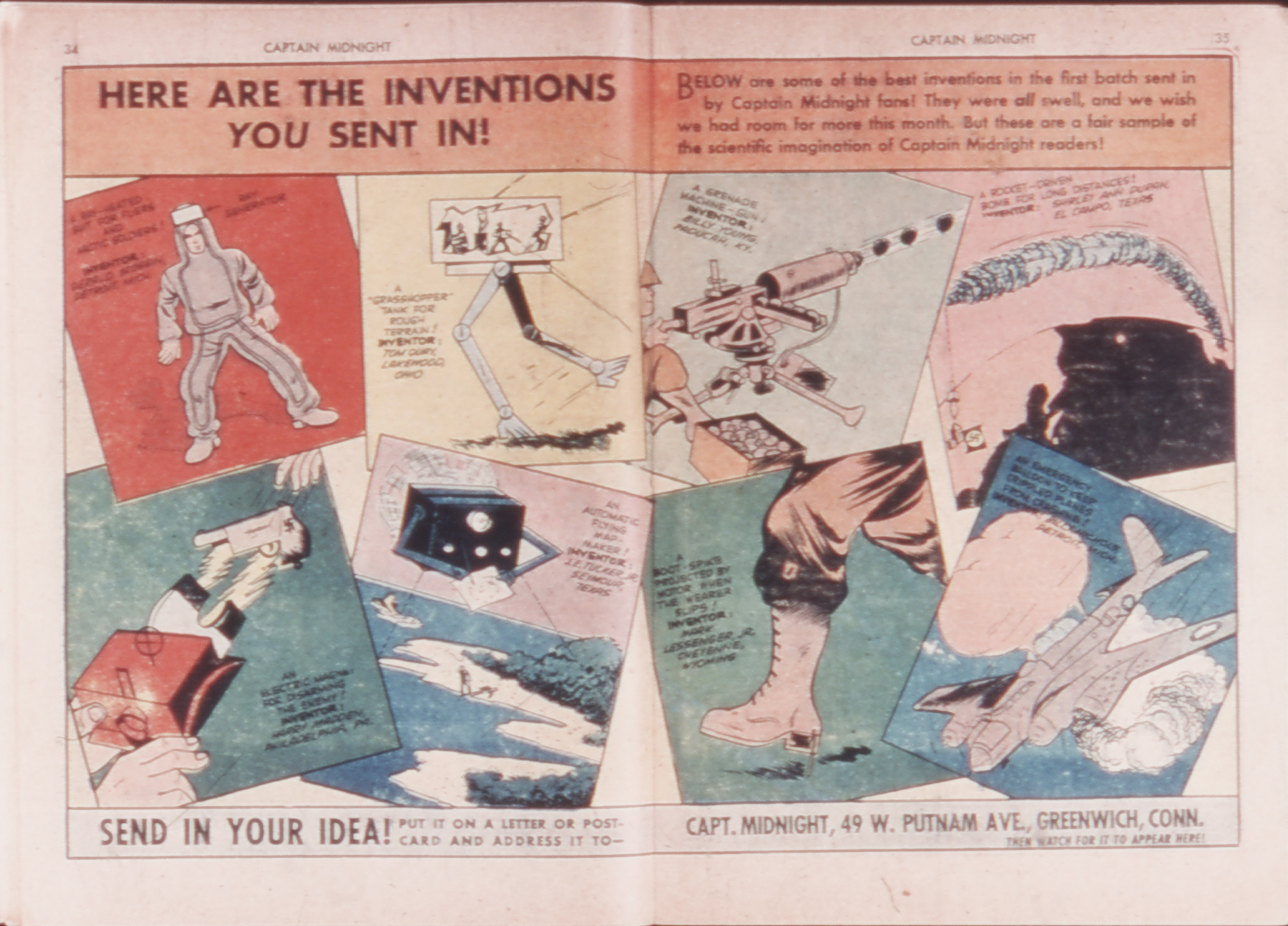 Read online Captain Midnight (1942) comic -  Issue #14 - 33