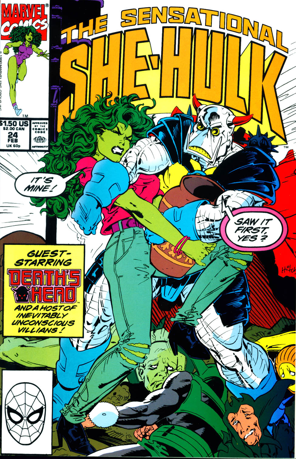 Read online The Sensational She-Hulk comic -  Issue #24 - 1