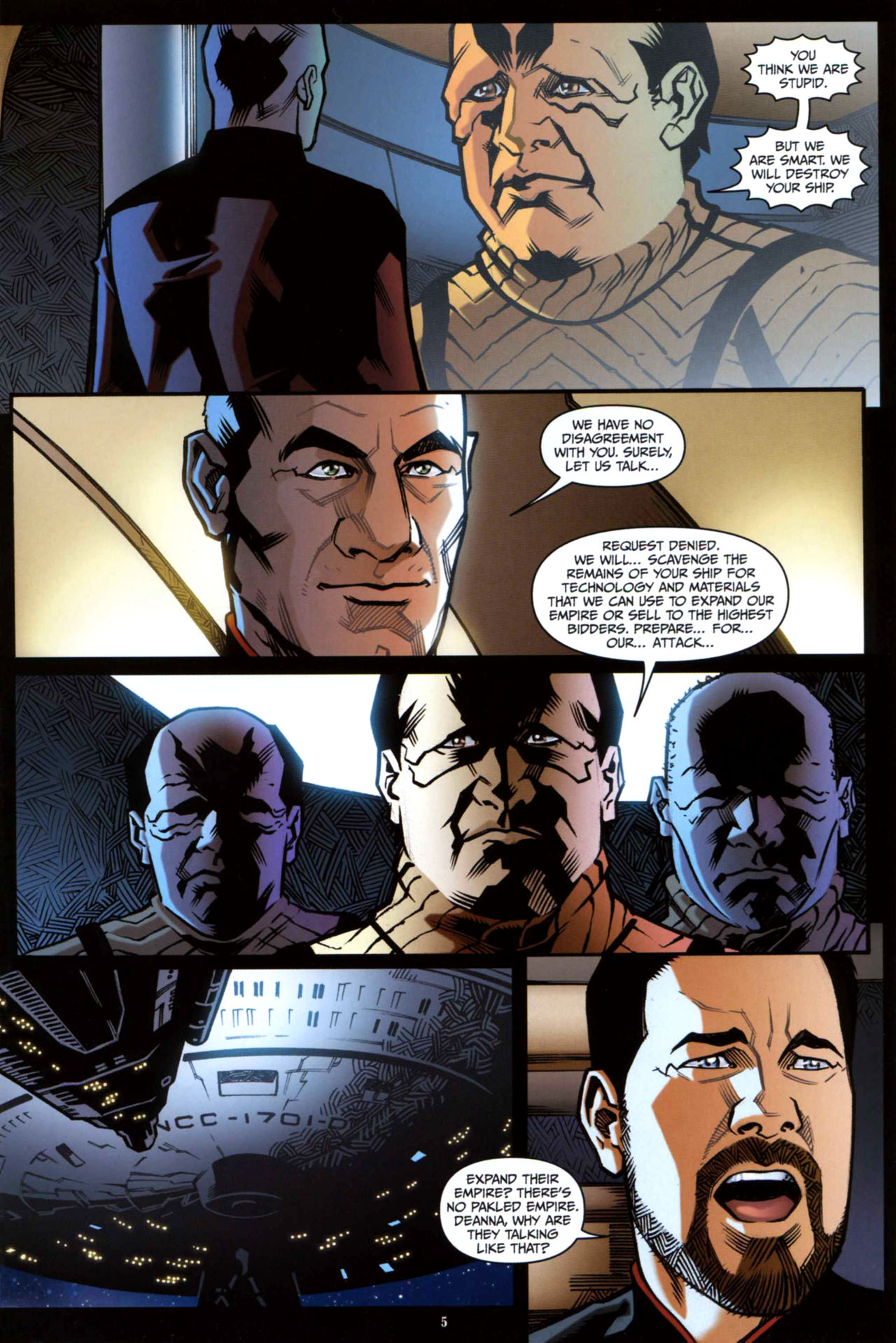 Read online Star Trek: The Next Generation: Intelligence Gathering comic -  Issue #4 - 7