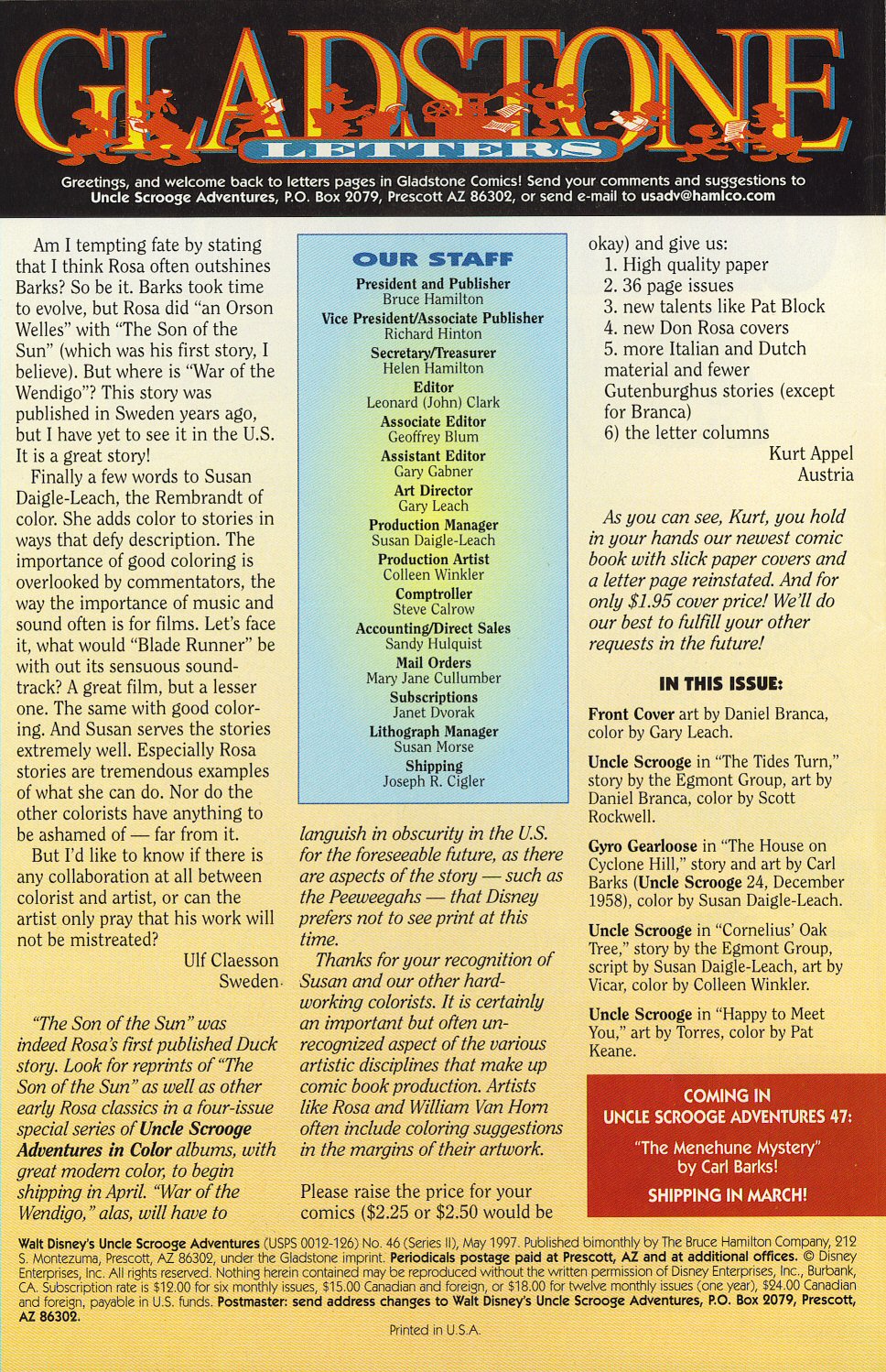 Read online Walt Disney's Uncle Scrooge Adventures comic -  Issue #46 - 3