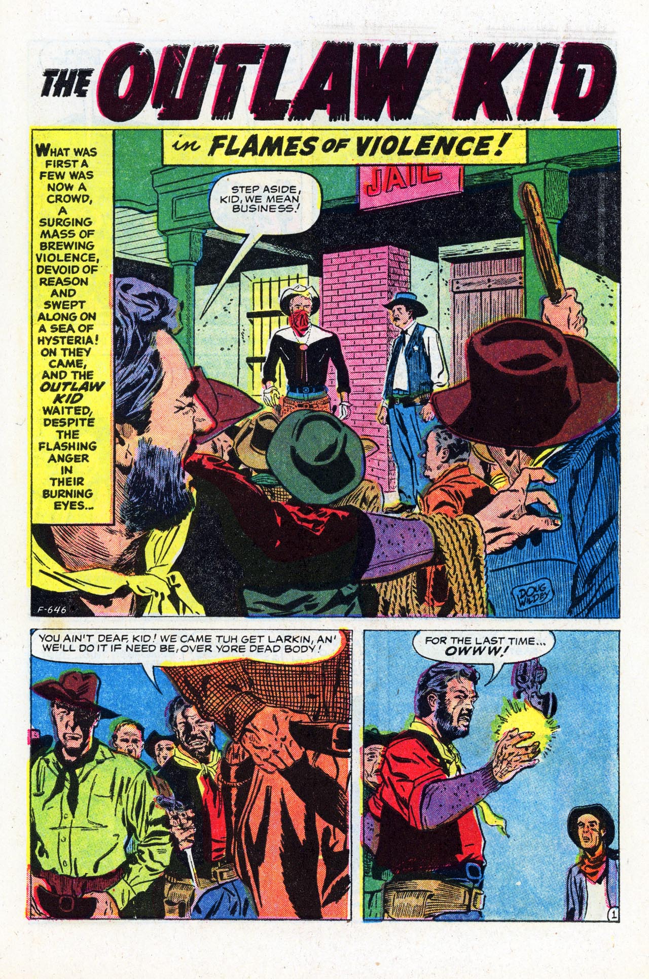 Read online The Outlaw Kid (1954) comic -  Issue #5 - 27