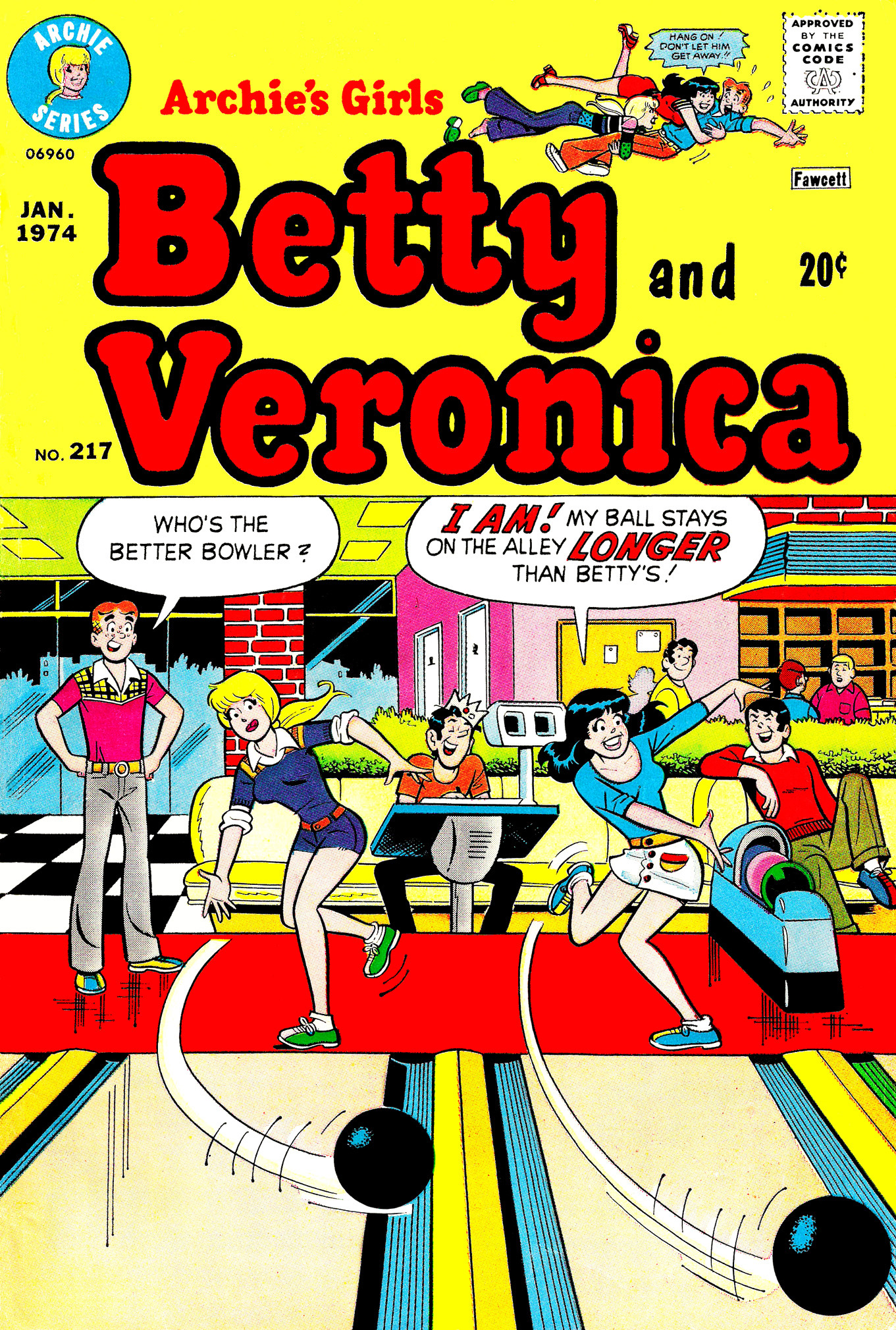 Read online Archie's Girls Betty and Veronica comic -  Issue #217 - 1