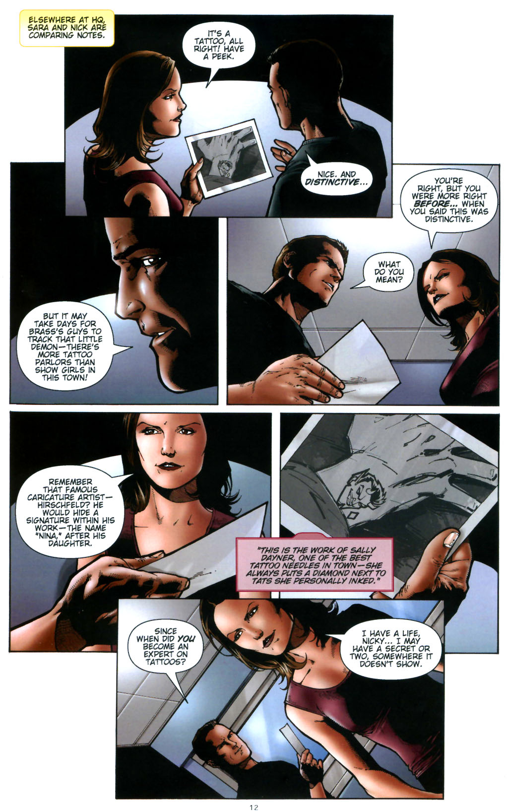 Read online CSI: Crime Scene Investigation: Demon House comic -  Issue #4 - 11
