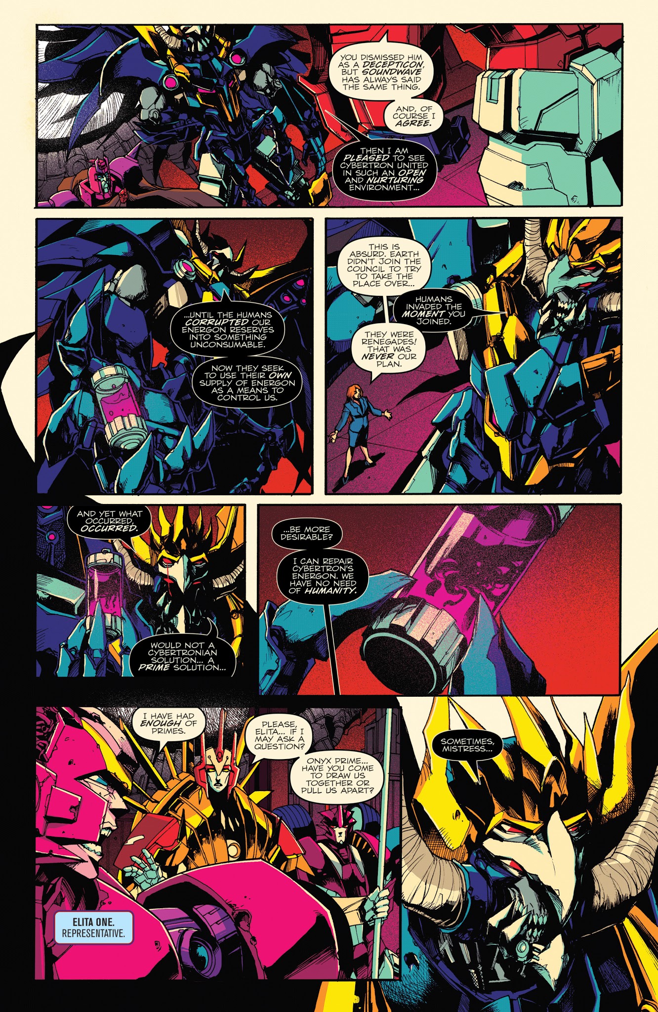 Read online Optimus Prime comic -  Issue #16 - 17