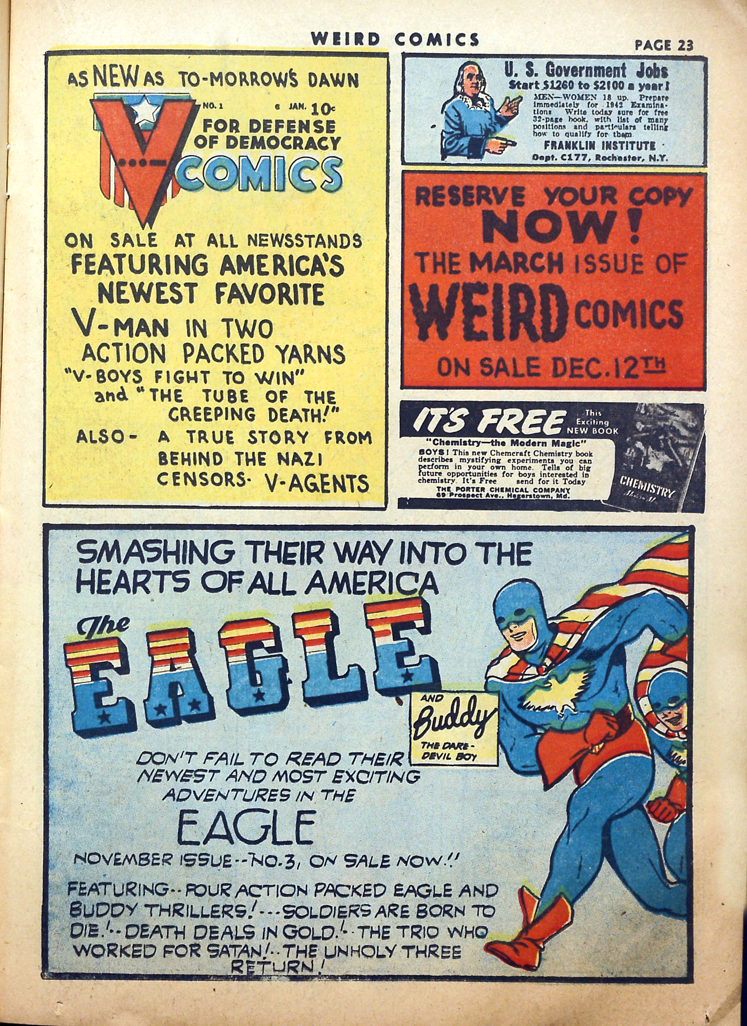 Read online Weird Comics comic -  Issue #20 - 25