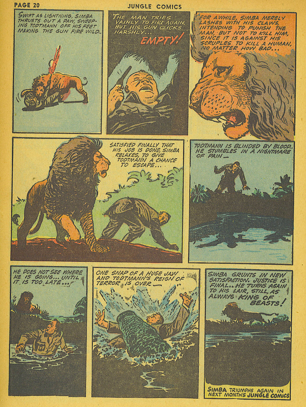 Read online Jungle Comics comic -  Issue #41 - 22