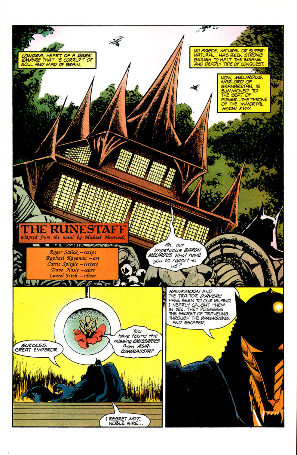 Read online Hawkmoon: The Runestaff comic -  Issue #1 - 3