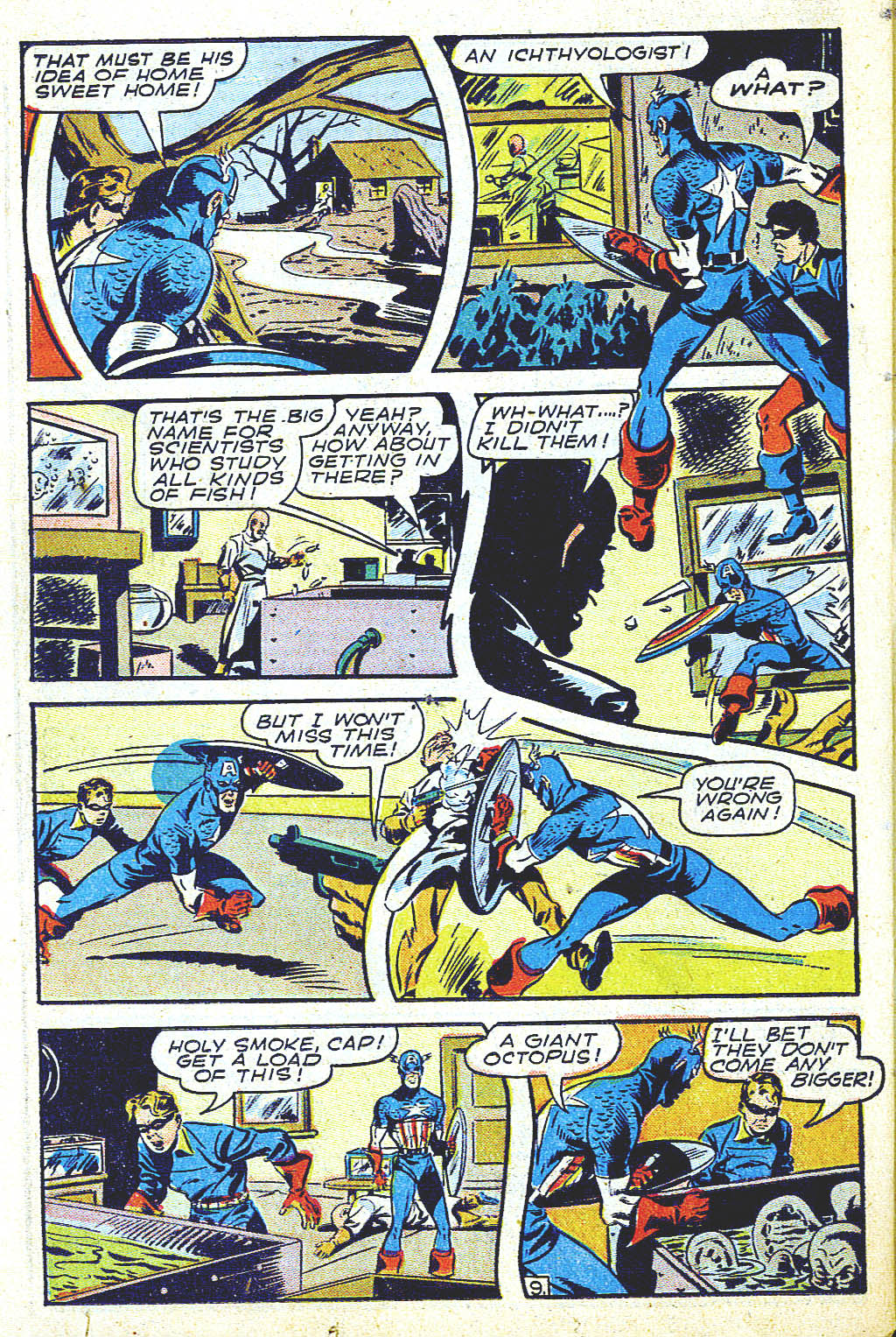 Read online Captain America Comics comic -  Issue #42 - 38