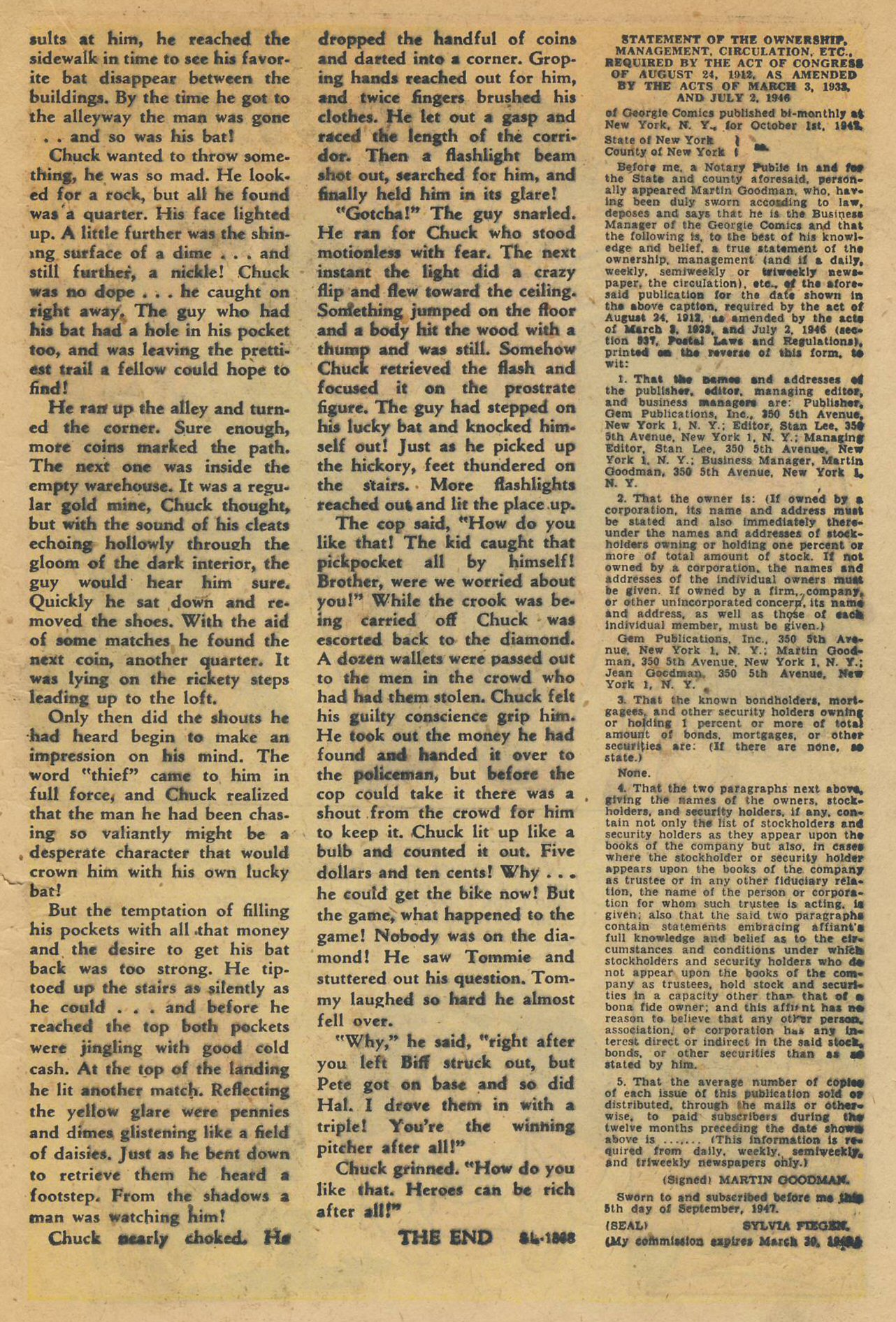 Read online Georgie Comics (1945) comic -  Issue #15 - 23