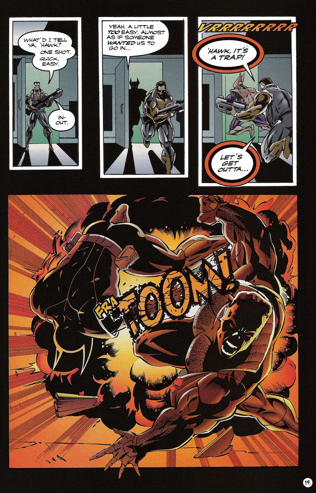 Read online ShadowHawk comic -  Issue #12 - 19