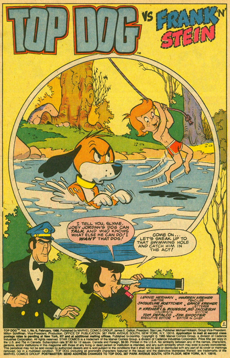 Read online Top Dog comic -  Issue #6 - 2