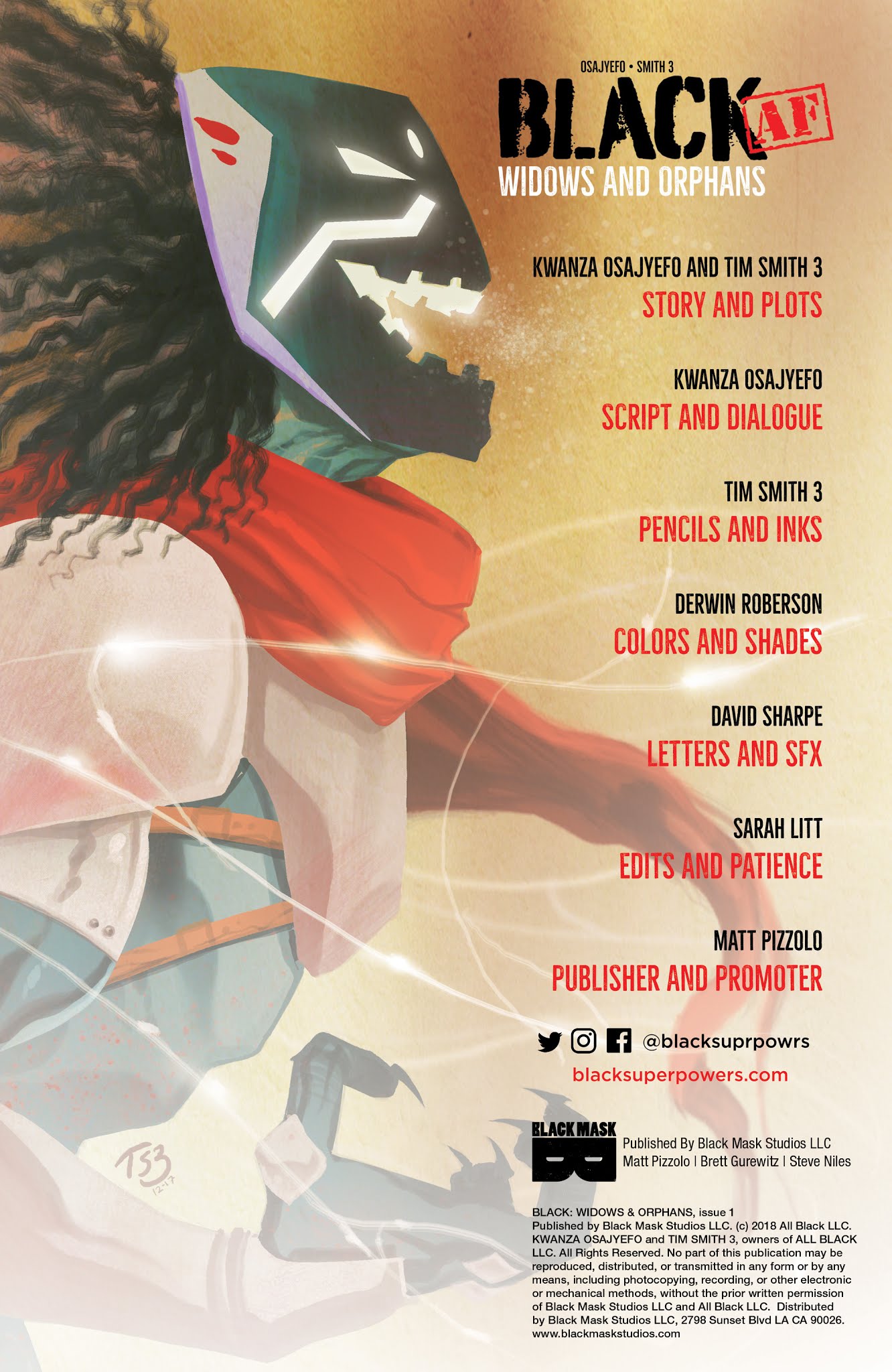 Read online Black: Widows and Orphans comic -  Issue #1 - 2