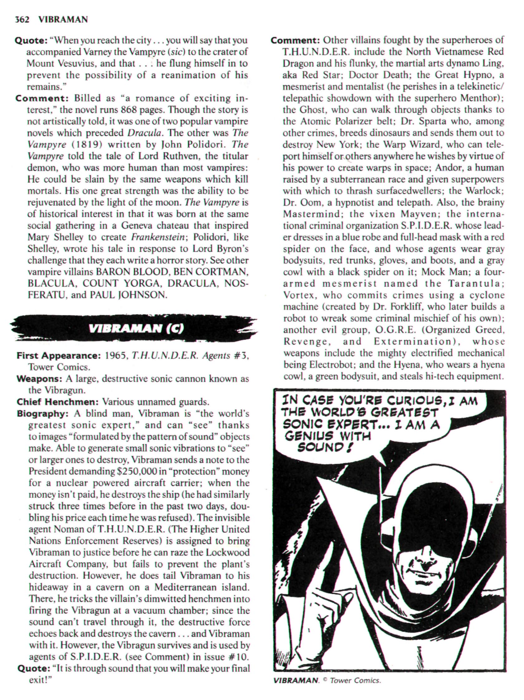 Read online The Encyclopedia of Super Villains comic -  Issue # TPB (Part 2) - 153