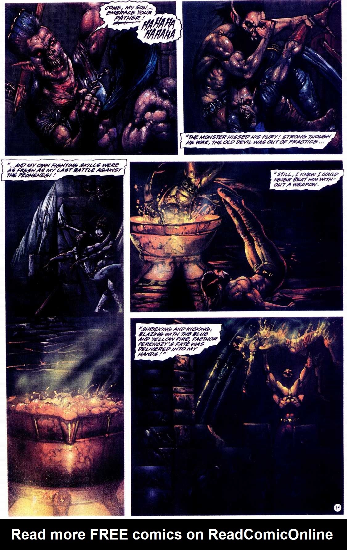 Read online Necroscope Book II: Wamphyri comic -  Issue #3 - 16