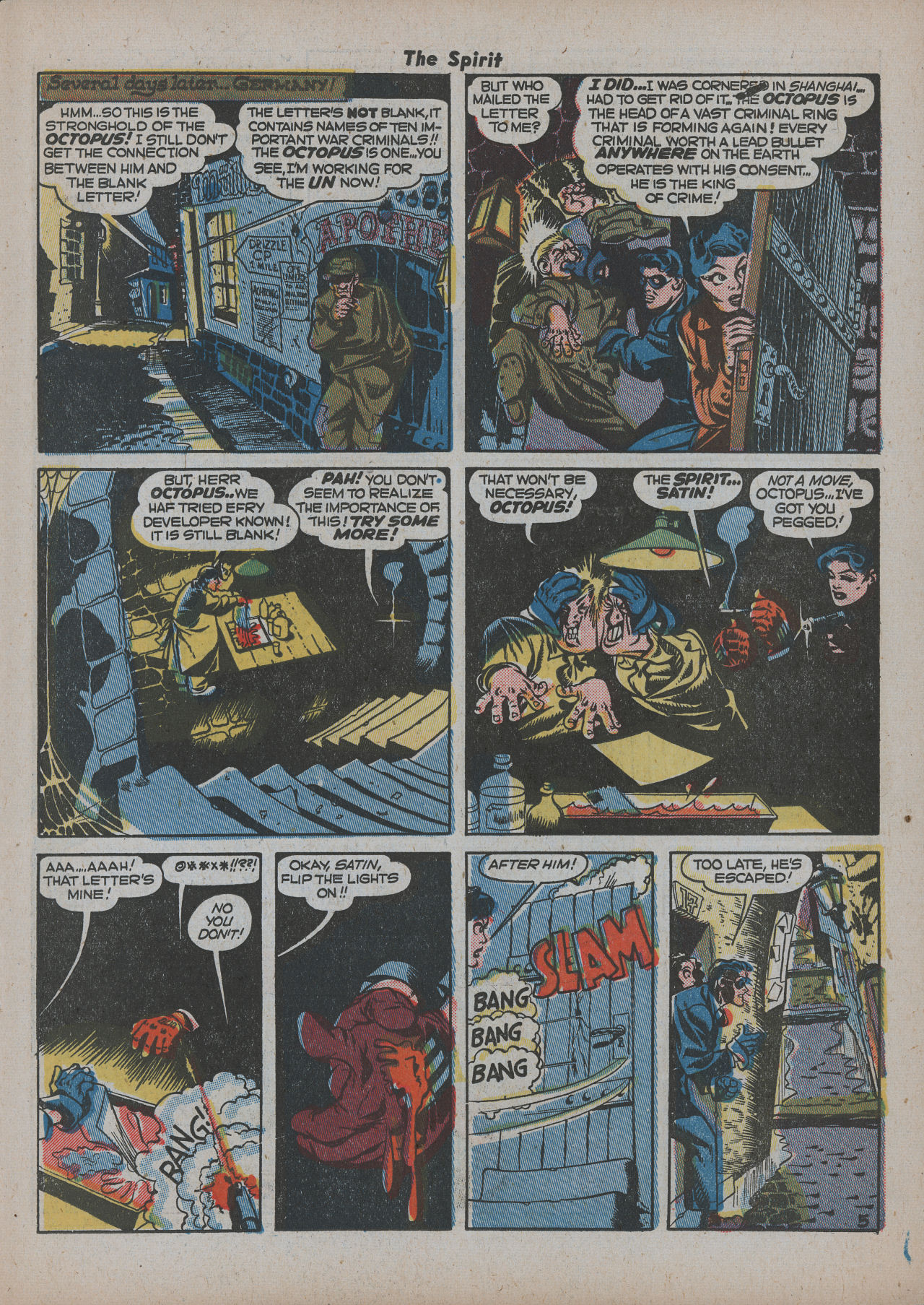 Read online The Spirit (1944) comic -  Issue #22 - 31