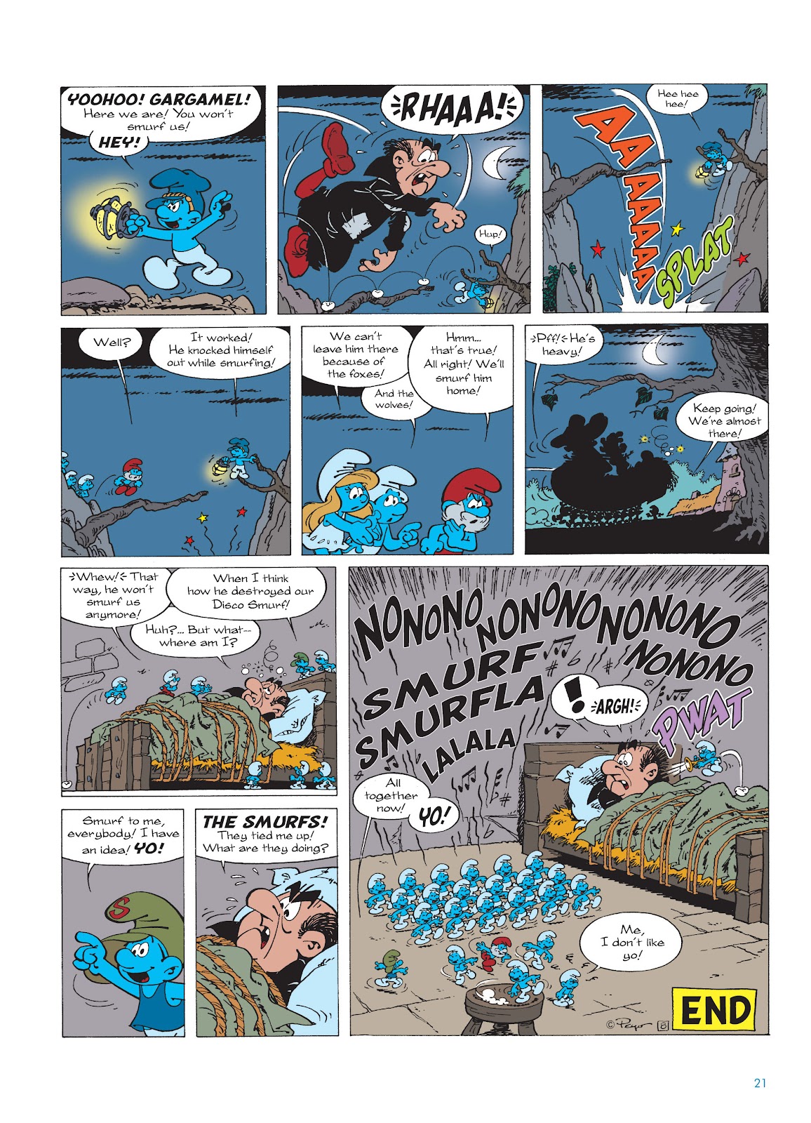 Read online The Smurfs comic -  Issue #17 - 21