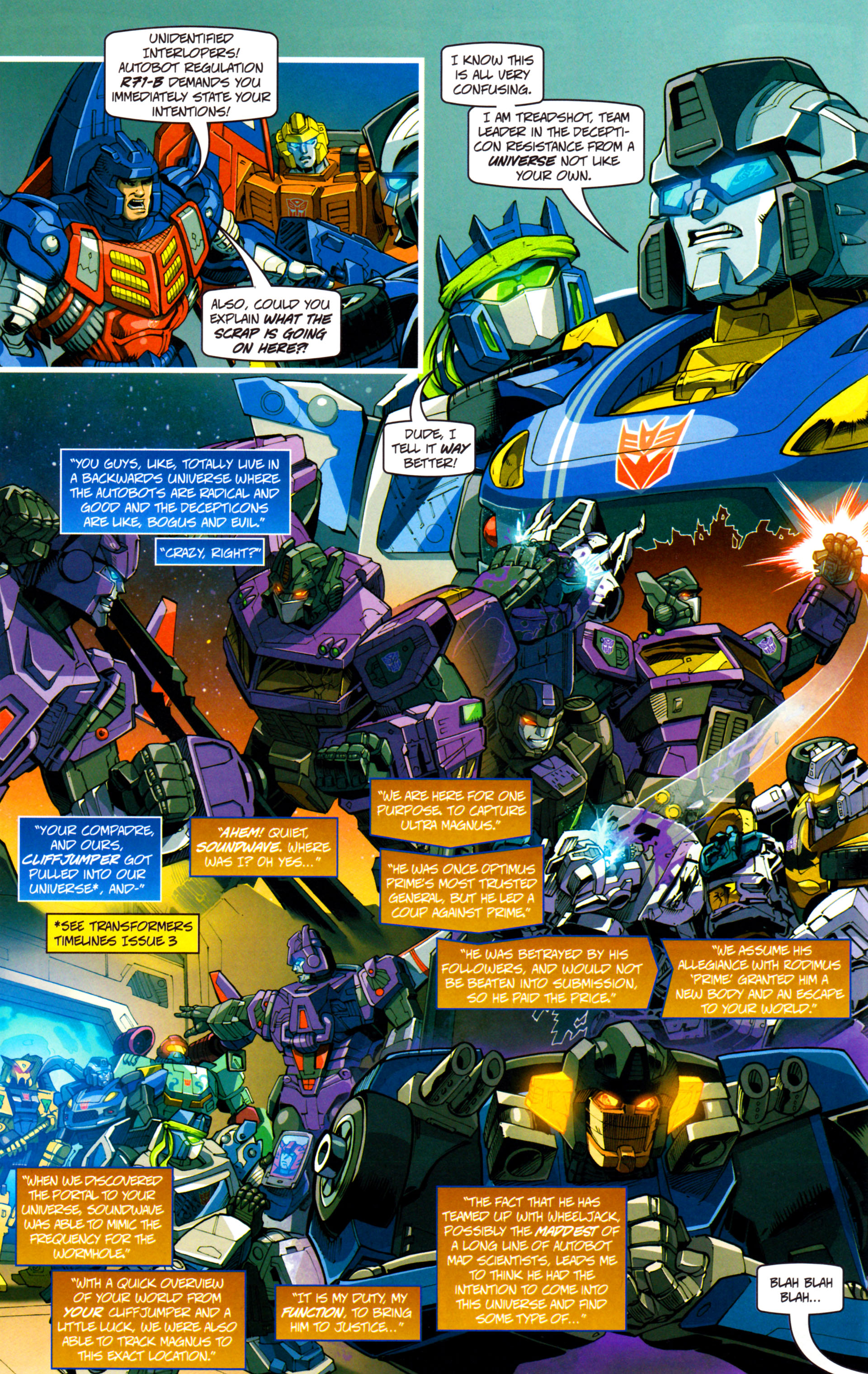 Read online Transformers: Timelines comic -  Issue #7 - 18