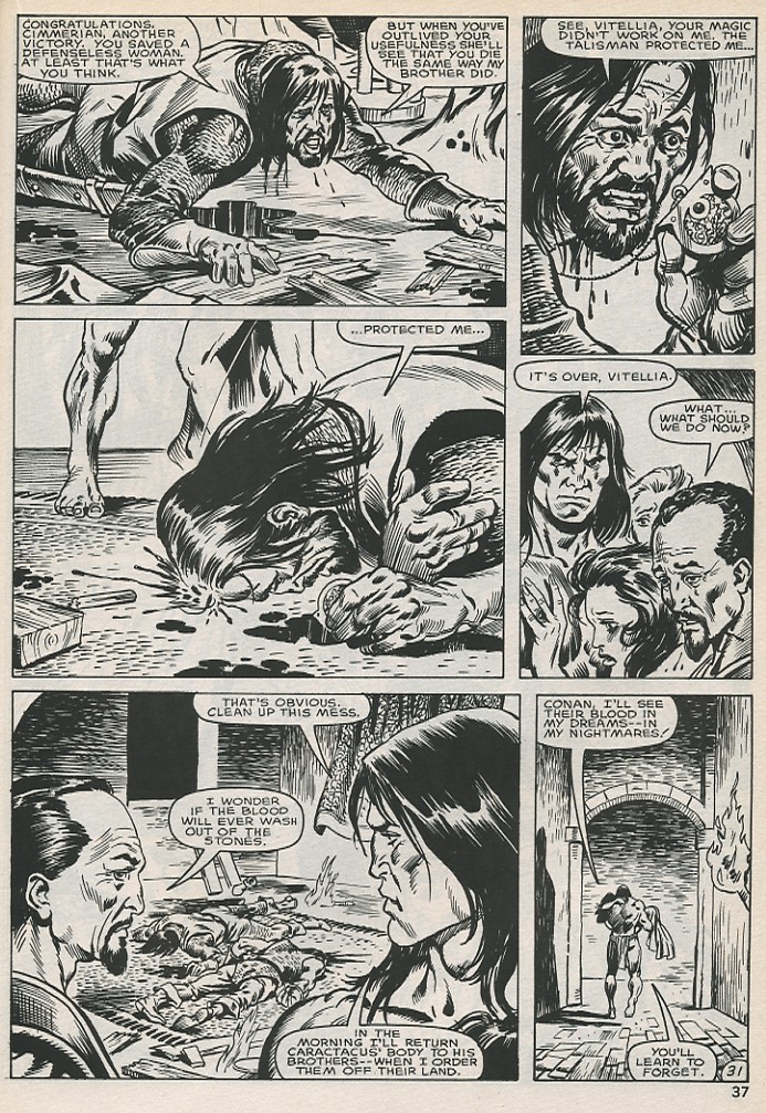 Read online The Savage Sword Of Conan comic -  Issue #130 - 37