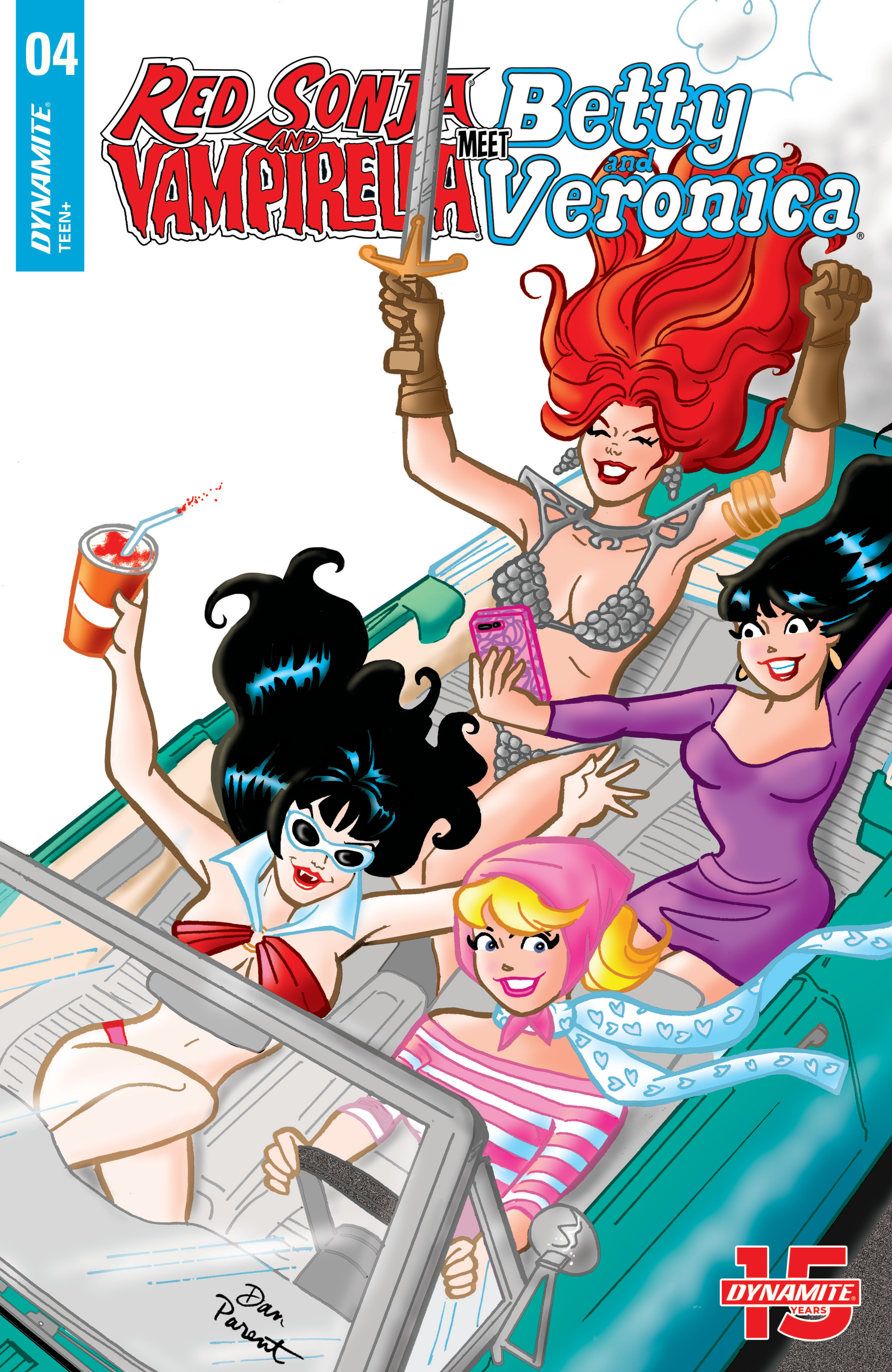 Read online Red Sonja and Vampirella Meet Betty and Veronica comic -  Issue #4 - 4