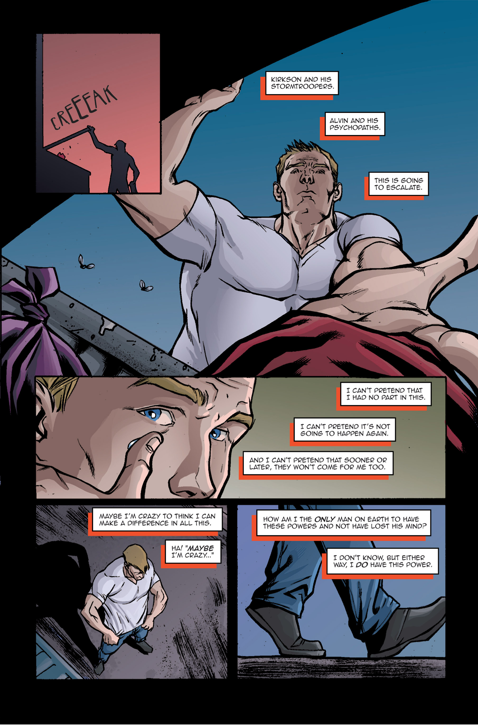 Read online The F1rst Hero: Fight For Your Life comic -  Issue #4 - 23