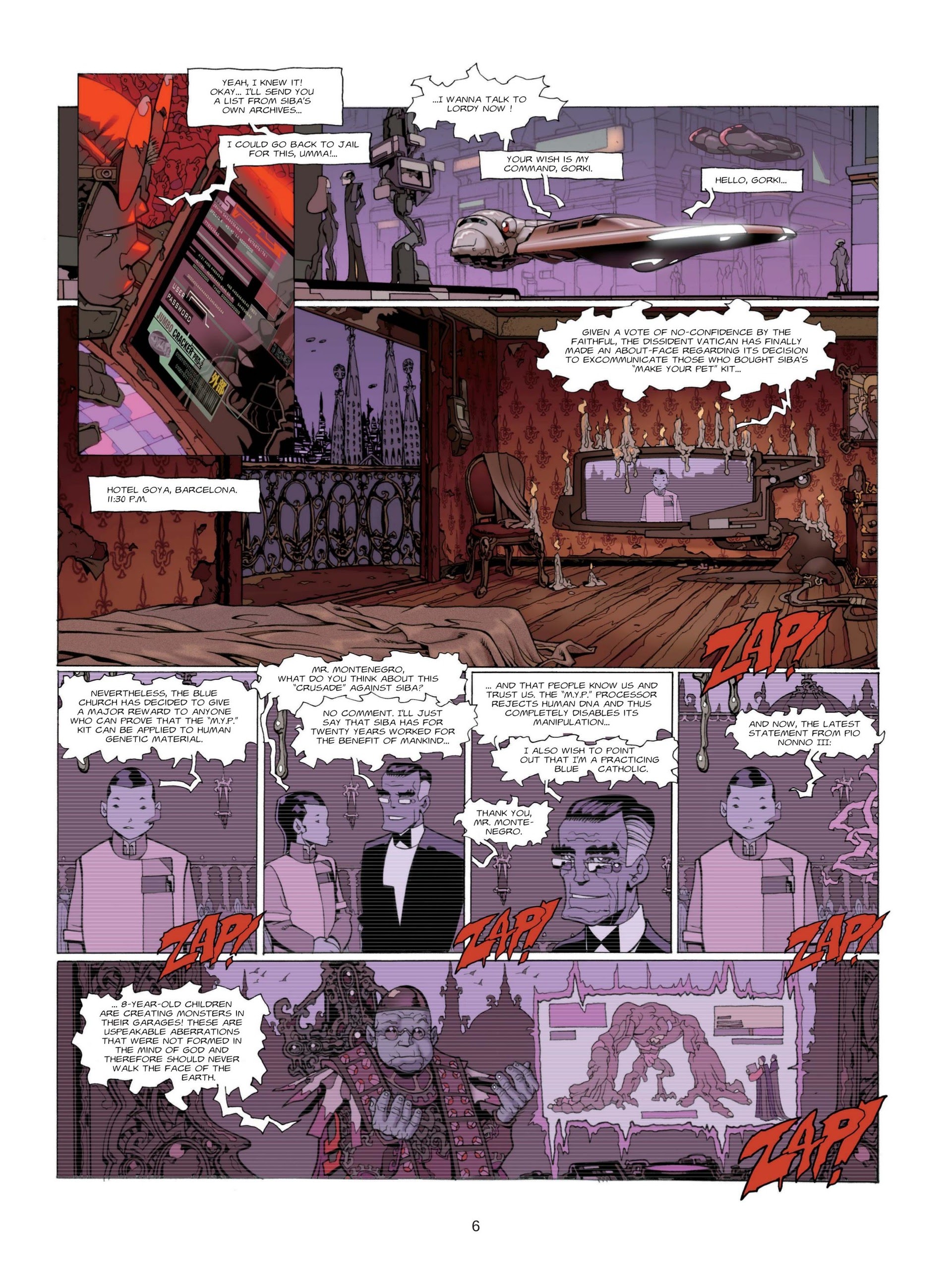 Read online Genetic Grunge comic -  Issue #1 - 8