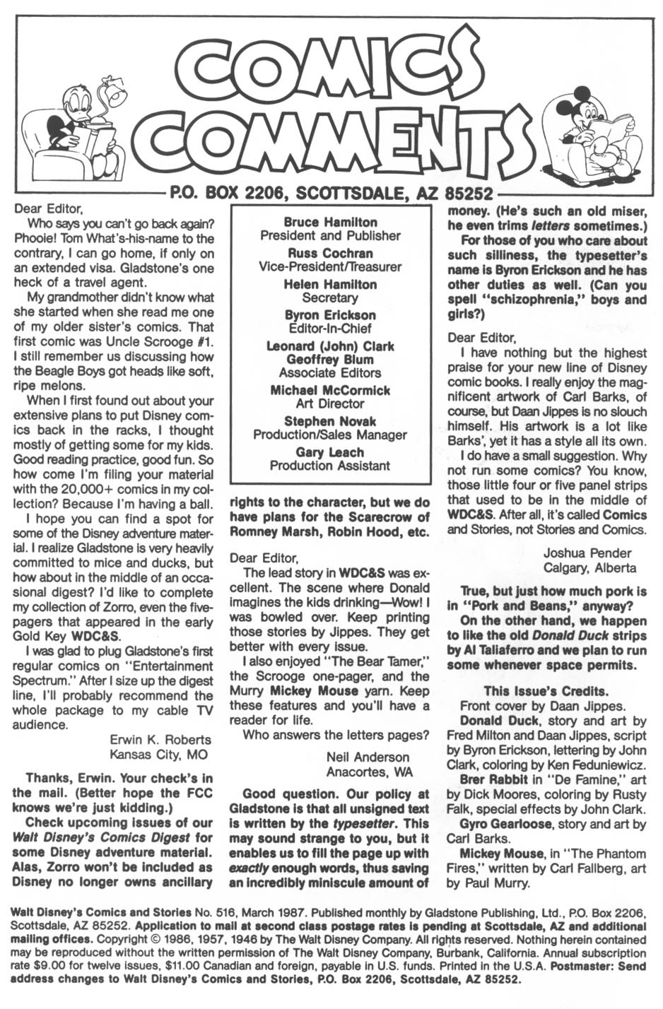 Read online Walt Disney's Comics and Stories comic -  Issue #516 - 2