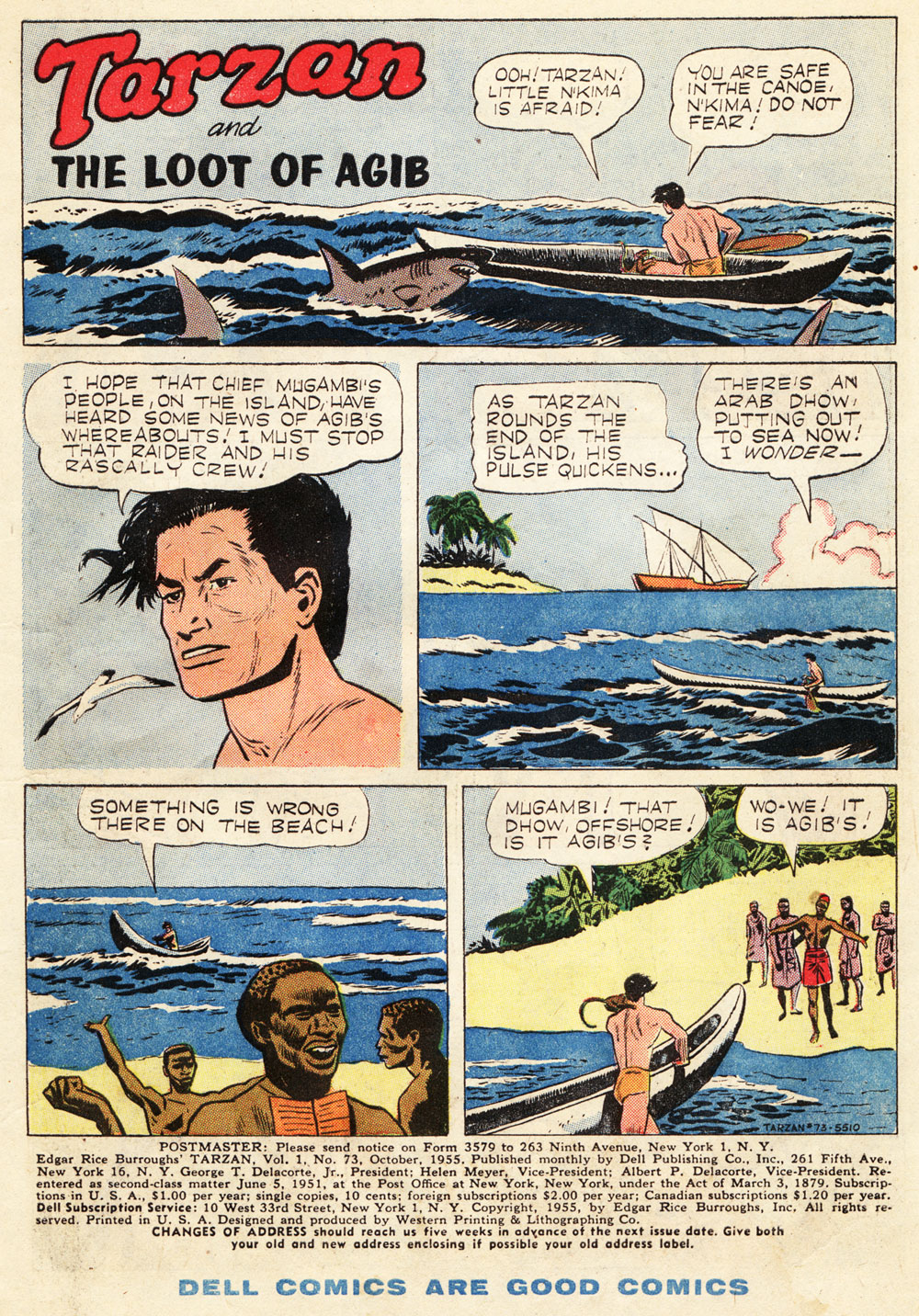 Read online Tarzan (1948) comic -  Issue #73 - 3