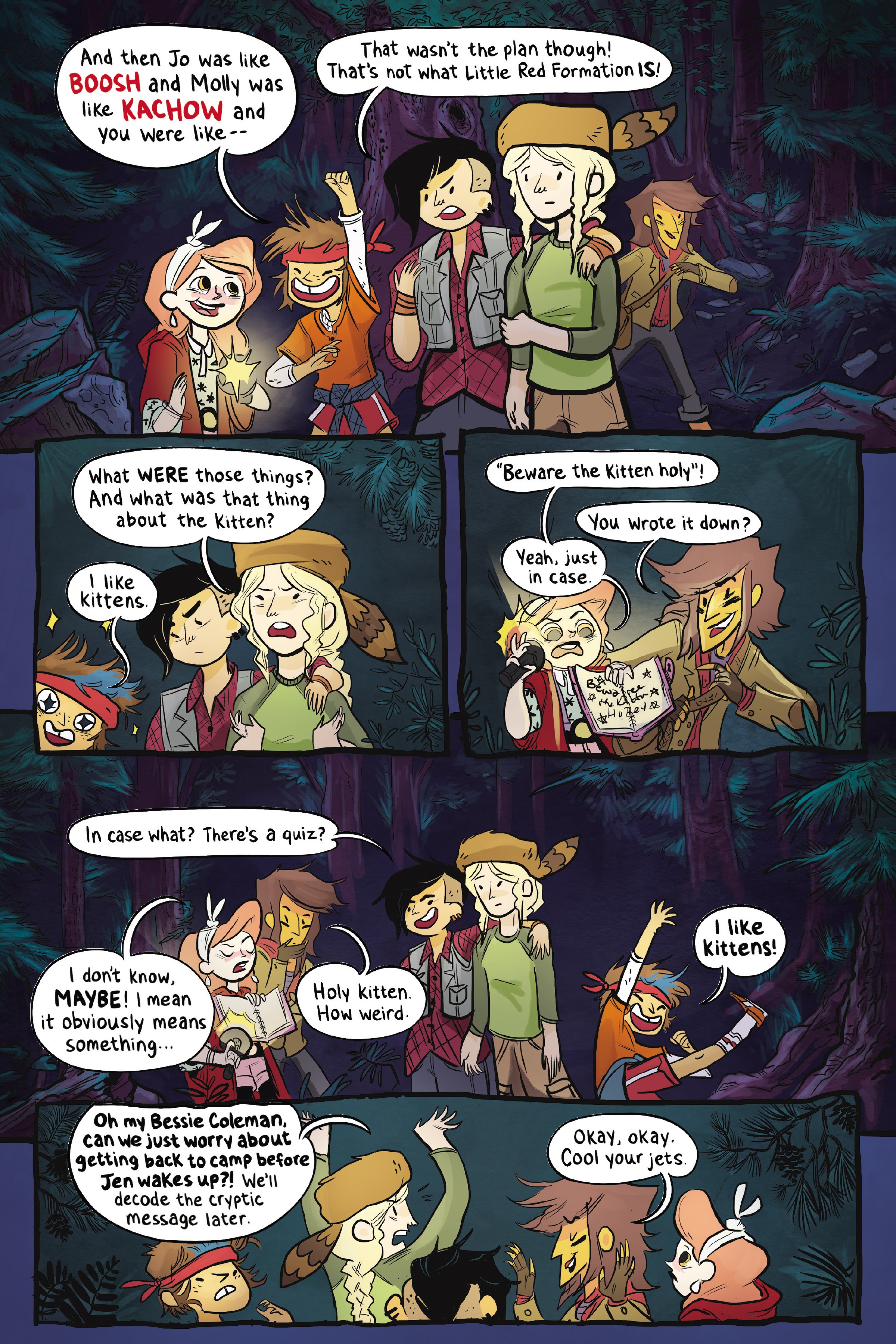 Read online Lumberjanes: The Infernal Compass comic -  Issue # TPB - 110
