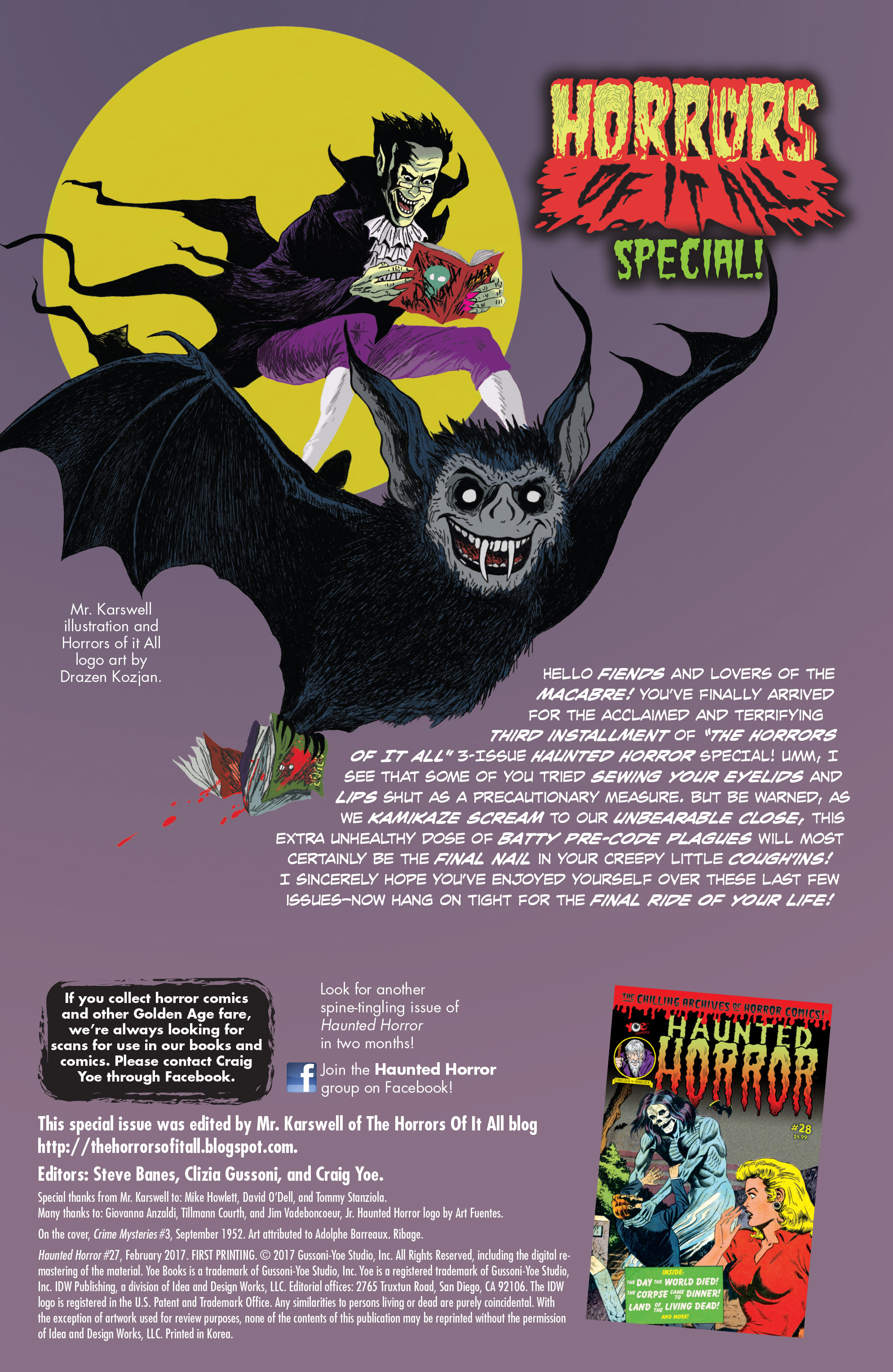 Read online Haunted Horror comic -  Issue #27 - 2