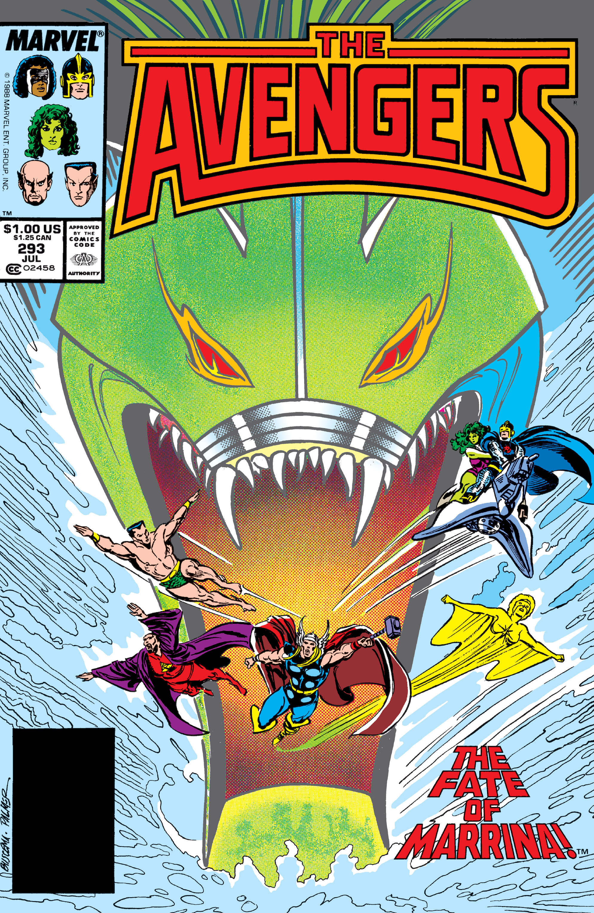 Read online The Avengers (1963) comic -  Issue #293 - 1