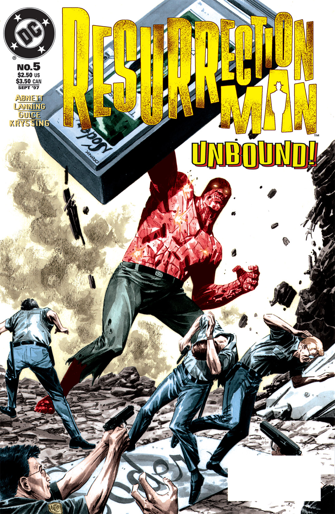 Read online Resurrection Man (1997) comic -  Issue #5 - 1