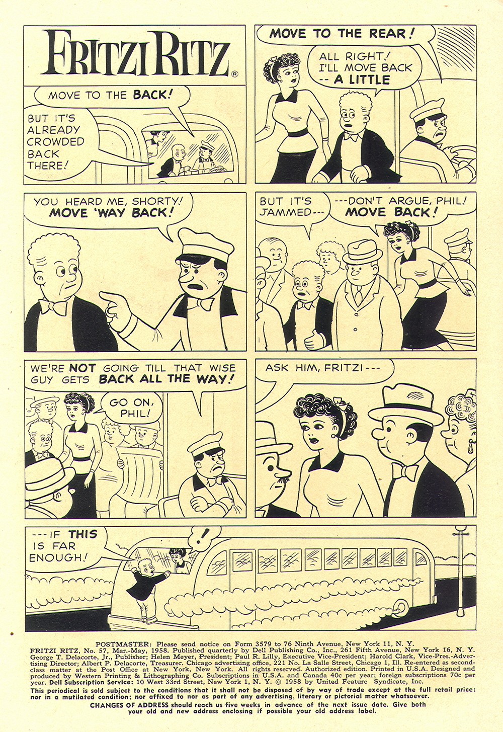 Read online Fritzi Ritz (1953) comic -  Issue #57 - 2