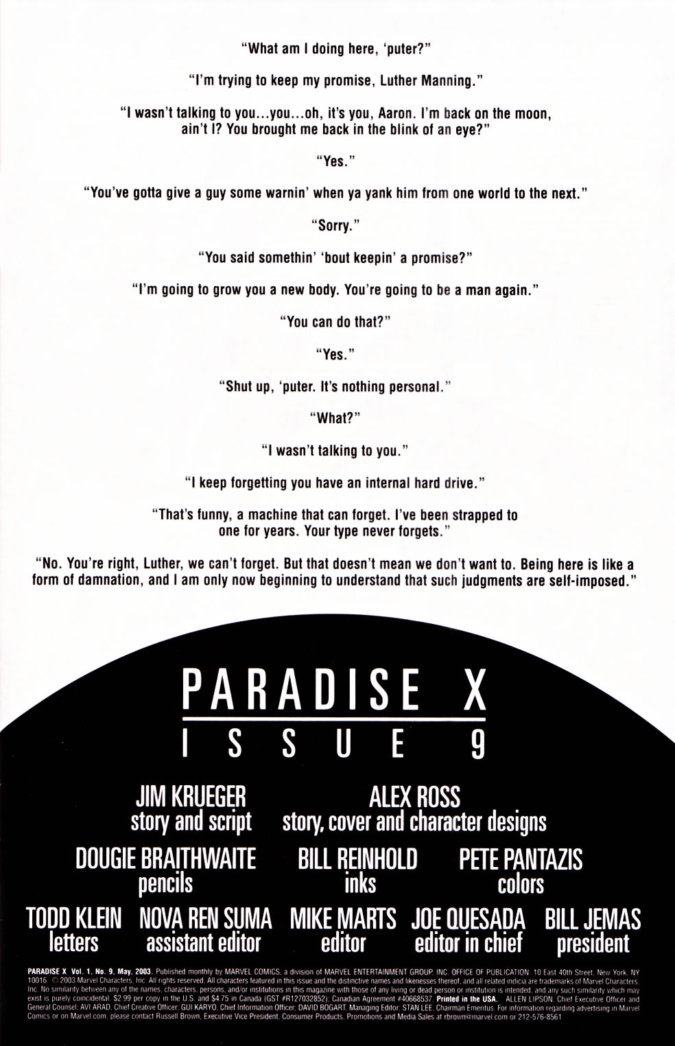 Read online Paradise X comic -  Issue #9 - 2