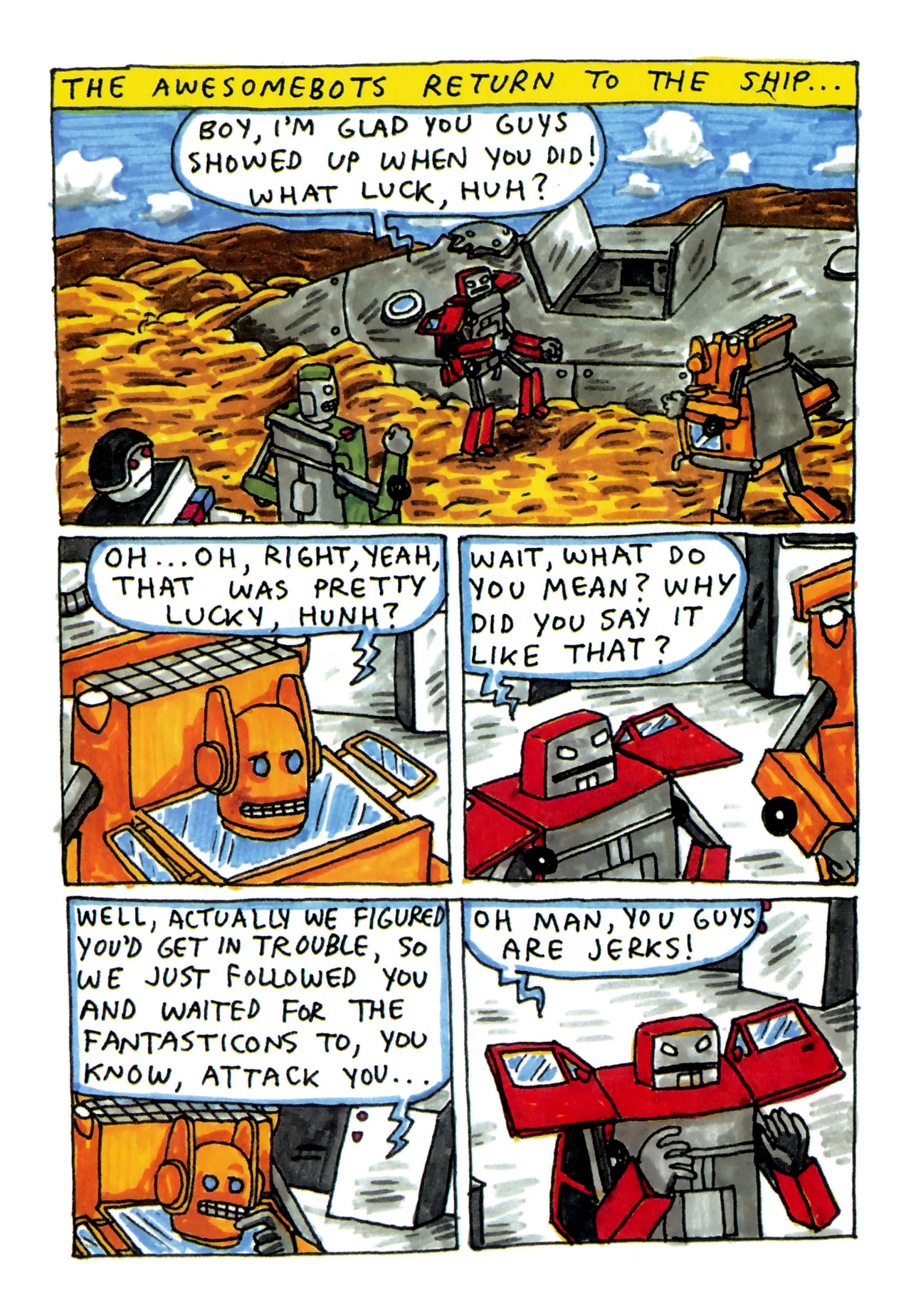 Read online Incredible Change-Bots comic -  Issue # TPB 1 - 44